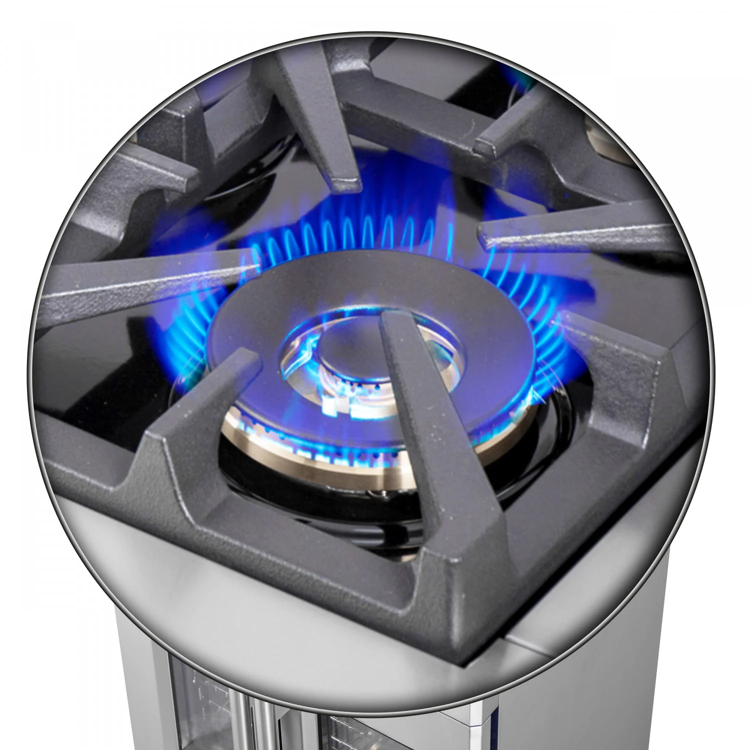 Forno Capriasca 30" Stainless Steel French Door Freestanding Gas Range with Air Fry (4.32 Cu. Ft.) - FFSGS6460-30 - Image 8