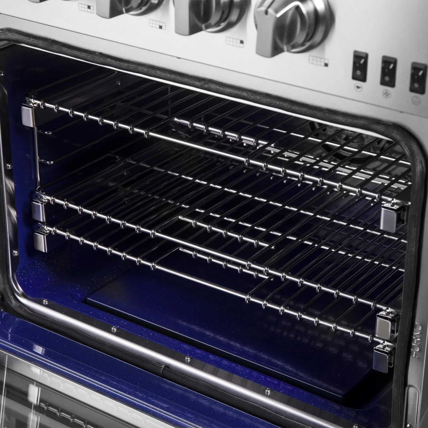 Forno Capriasca 60" Stainless Steel Freestanding Double Oven Gas Range (8.64 Cu. Ft.) - FFSGS6260-60 - Image 10