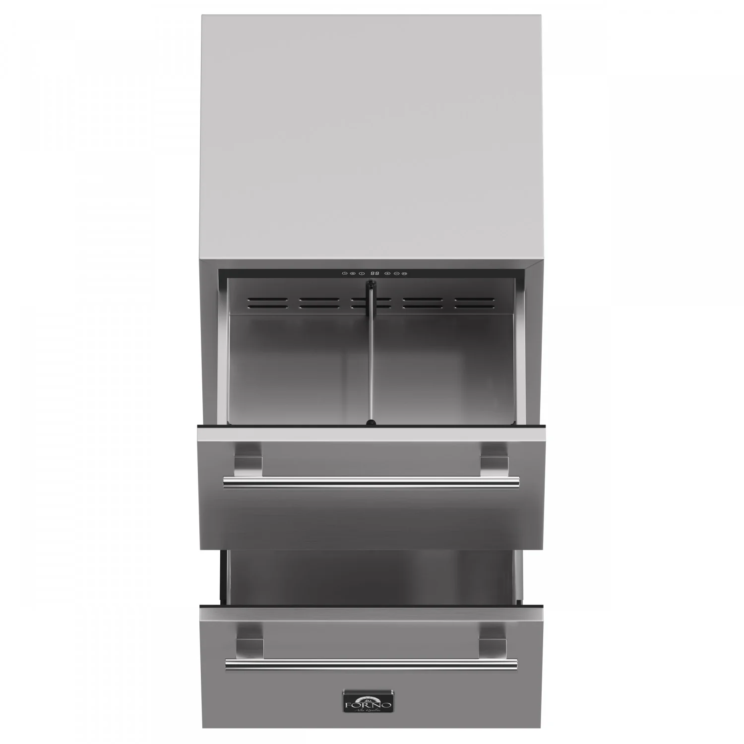 Forno Como 24" 4.87 Cu.Ft. Stainless Steel Undercounter Indoor/Outdoor Drawer Refrigerator - FDROD1611-24S - Image 3
