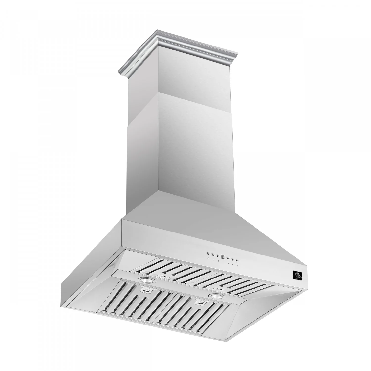 Forno Coppito Stainless Steel 30" 600 CFM Island Range Hood - FRHIS5129-30 - Image 2