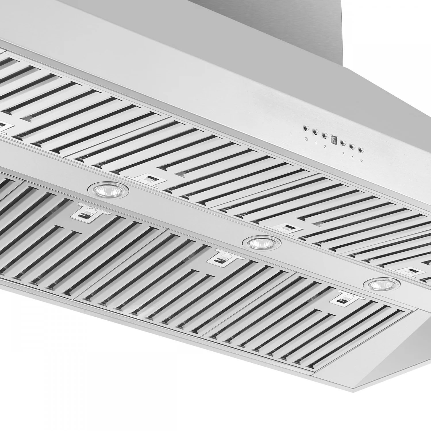 Forno Coppito Stainless Steel 60" 1200 CFM Island Range Hood - FRHIS5129-60 - Image 2