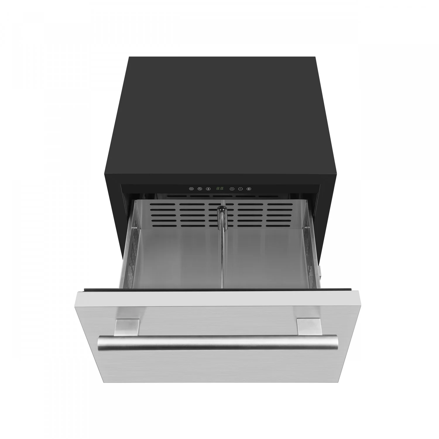 Forno Cosenza Stainless Steel 24" Built-in Undercounter Indoor/Outdoor Drawer Freezer with Ice Maker (4.69 Cu. Ft.) - FDRBI1838-24S - Image 5