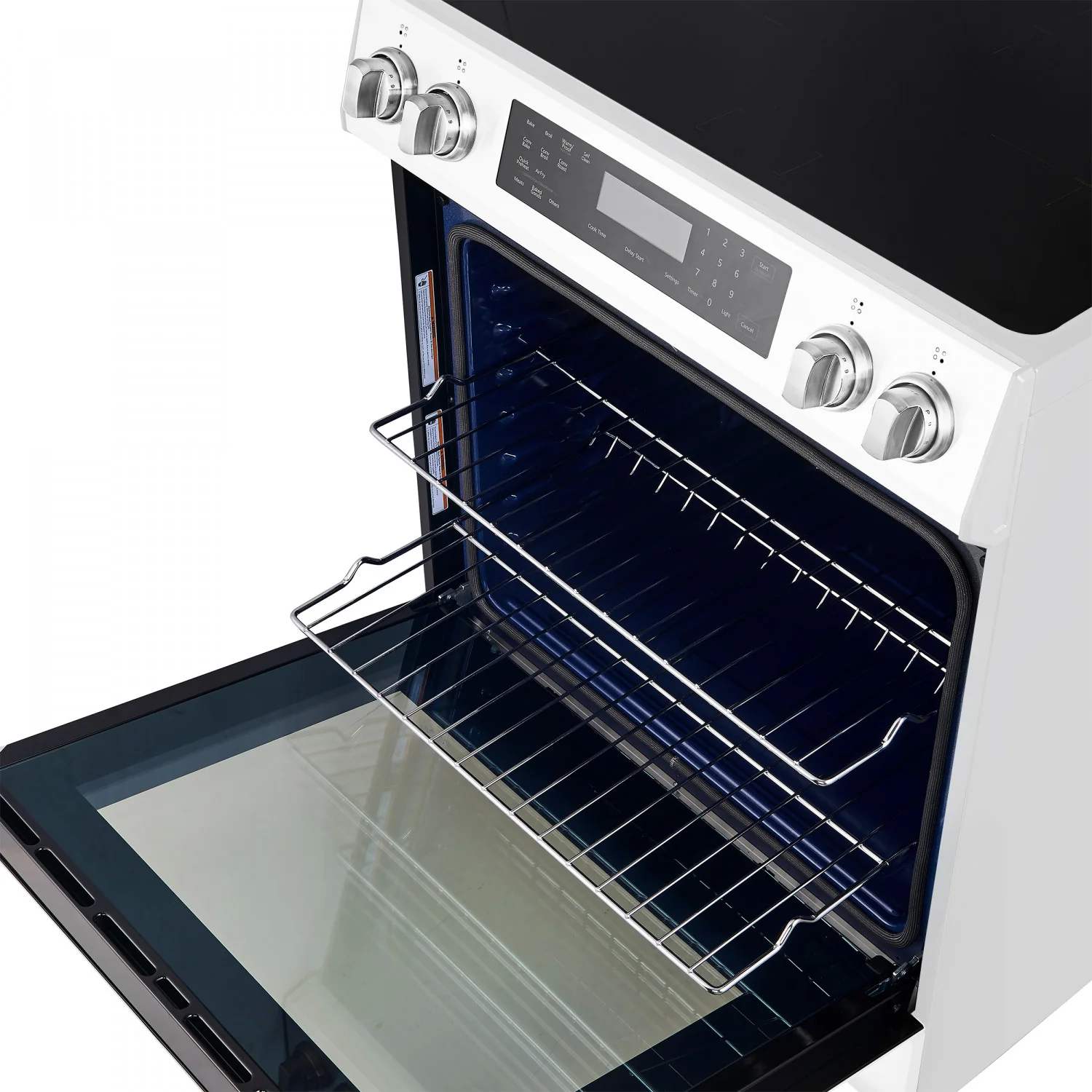 Forno Donatello White Slide-in Induction Range with True Convection (5.0 Cu. Ft.) - FFSIN0905-30WHT - Image 8