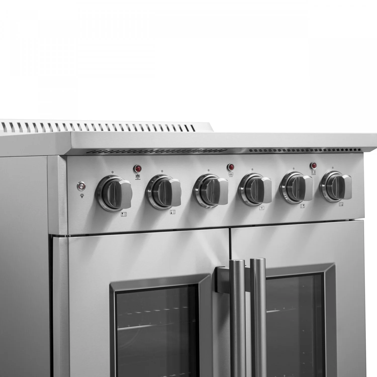 Forno Galiano 30" Stainless Steel French Door Electric Range with True Convection and Air Fry (4.32 Cu. Ft.) - FFSEL6917-30 - Image 10