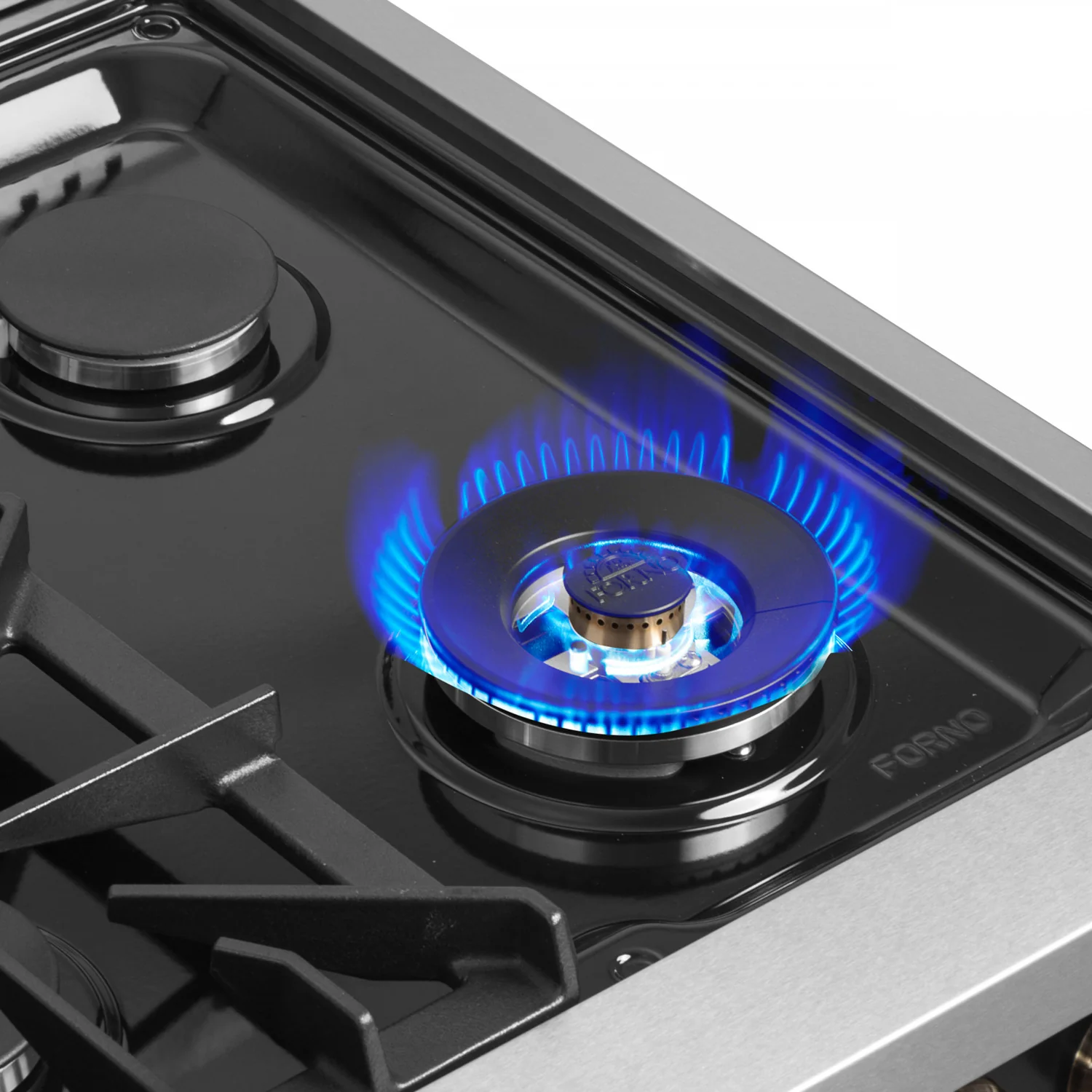 Forno Galiano 36" Black French Door Freestanding Gas Range (5.36 Cu. Ft.) - FFSGS6444-36BLK - Image 16