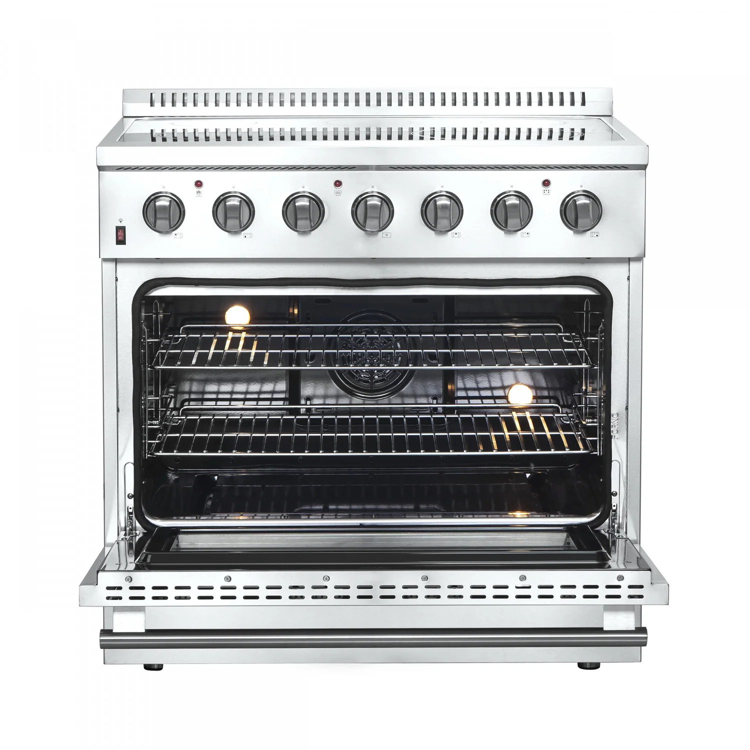 Forno Galiano 36" Stainless Steel Freestanding Electric Range with True Convection and Air Fry (5.36 Cu. Ft.) - FFSEL6083-36 - Image 7