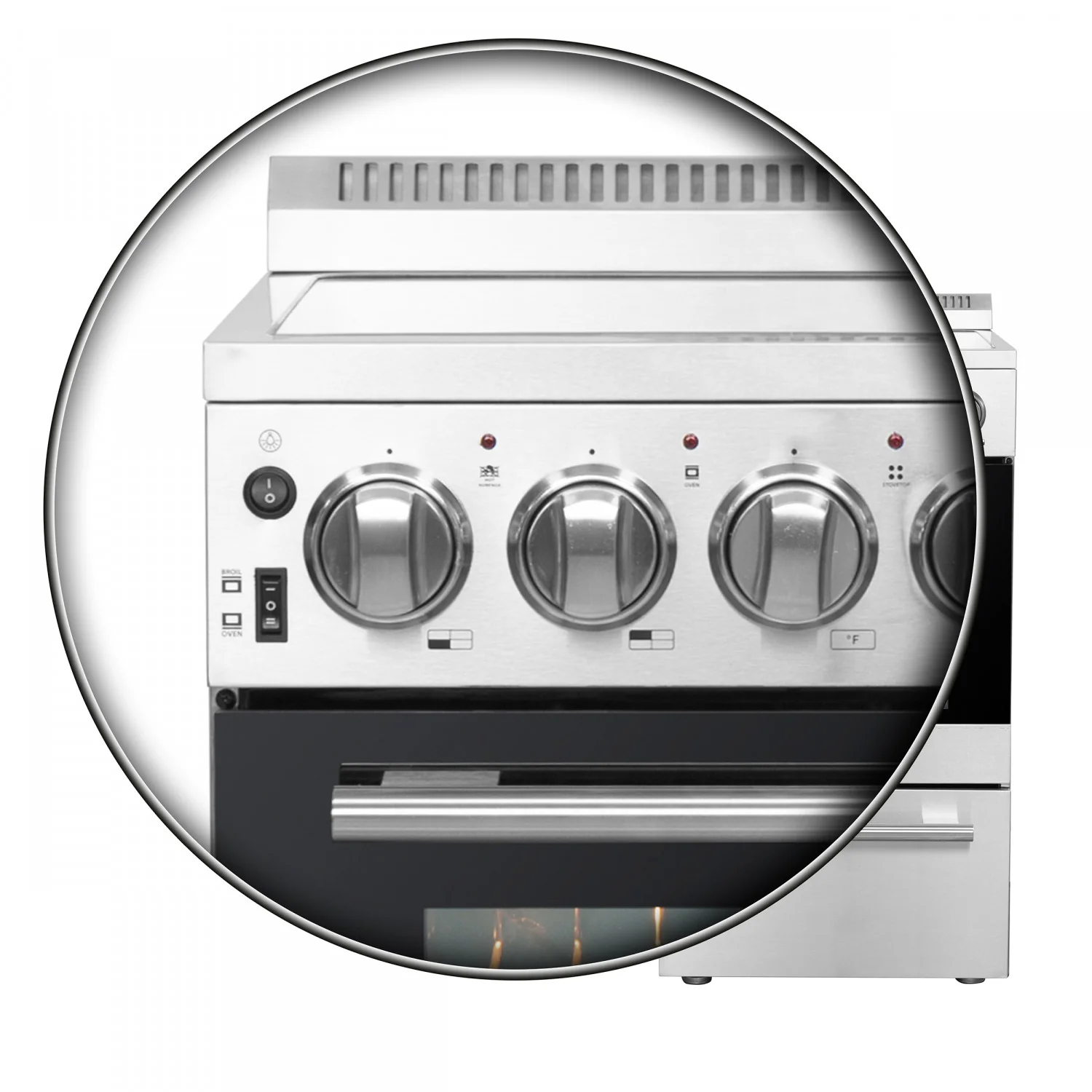 Forno Galiano 36" Stainless Steel French Door Electric Range with True Convection and Air Fry (5.36 Cu. Ft.) - FFSEL6917-36 - Image 21