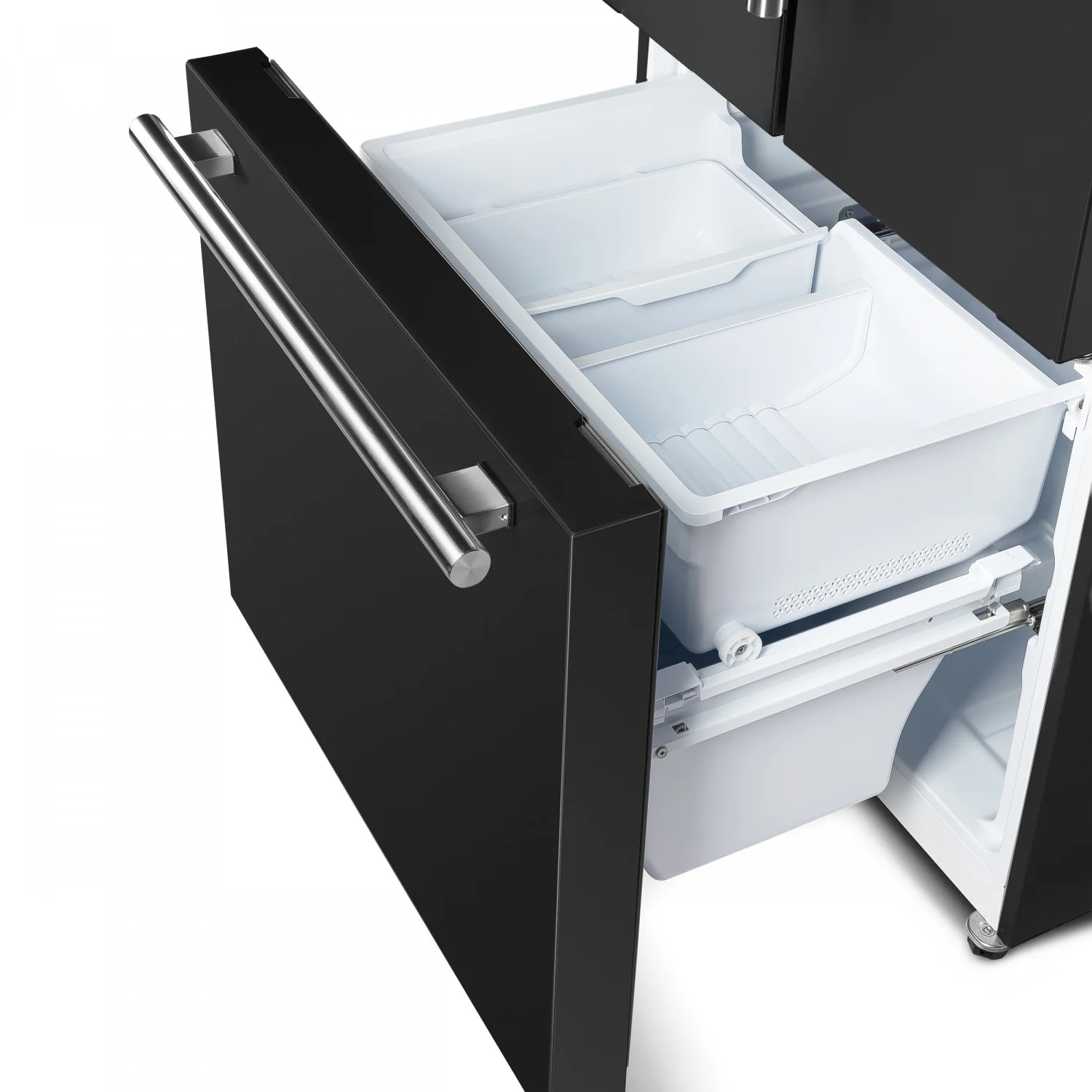 Forno Gallipoli 31" 17.5 Cu.Ft. Black French Door Refrigerator with Ice Maker - FFFFD1974-31BLK - Image 10