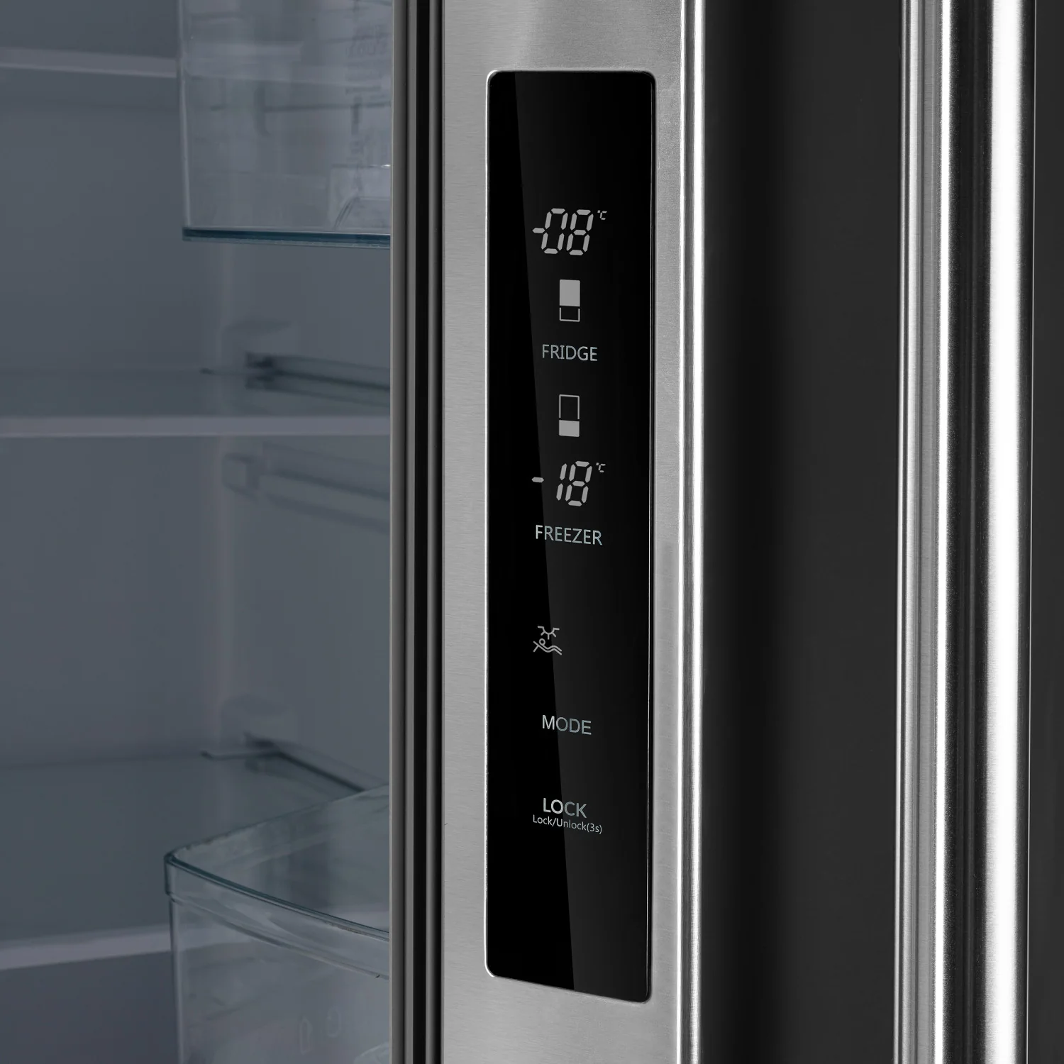 Forno Gallipoli 31" 17.5 Cu.Ft. Stainless Steel French Door Refrigerator - FFFFD1974-31SB - Image 5