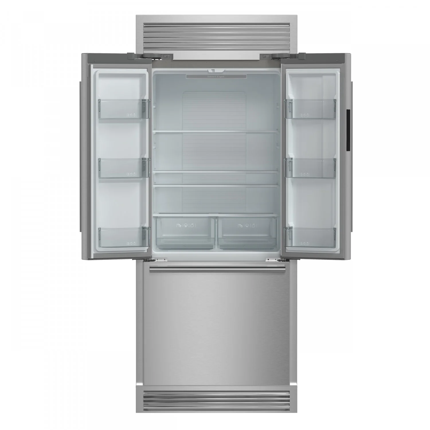 Forno Gallipoli 30" 17.5 Cu.Ft. Stainless Steel French Door Refrigerator - FFFFD1974-35SG - Image 2