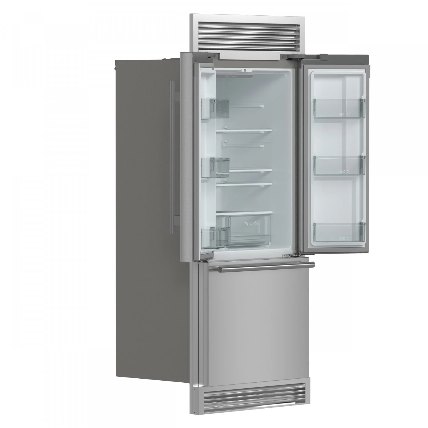 Forno Gallipoli 30" 17.5 Cu.Ft. Stainless Steel French Door Refrigerator - FFFFD1974-35SG - Image 4