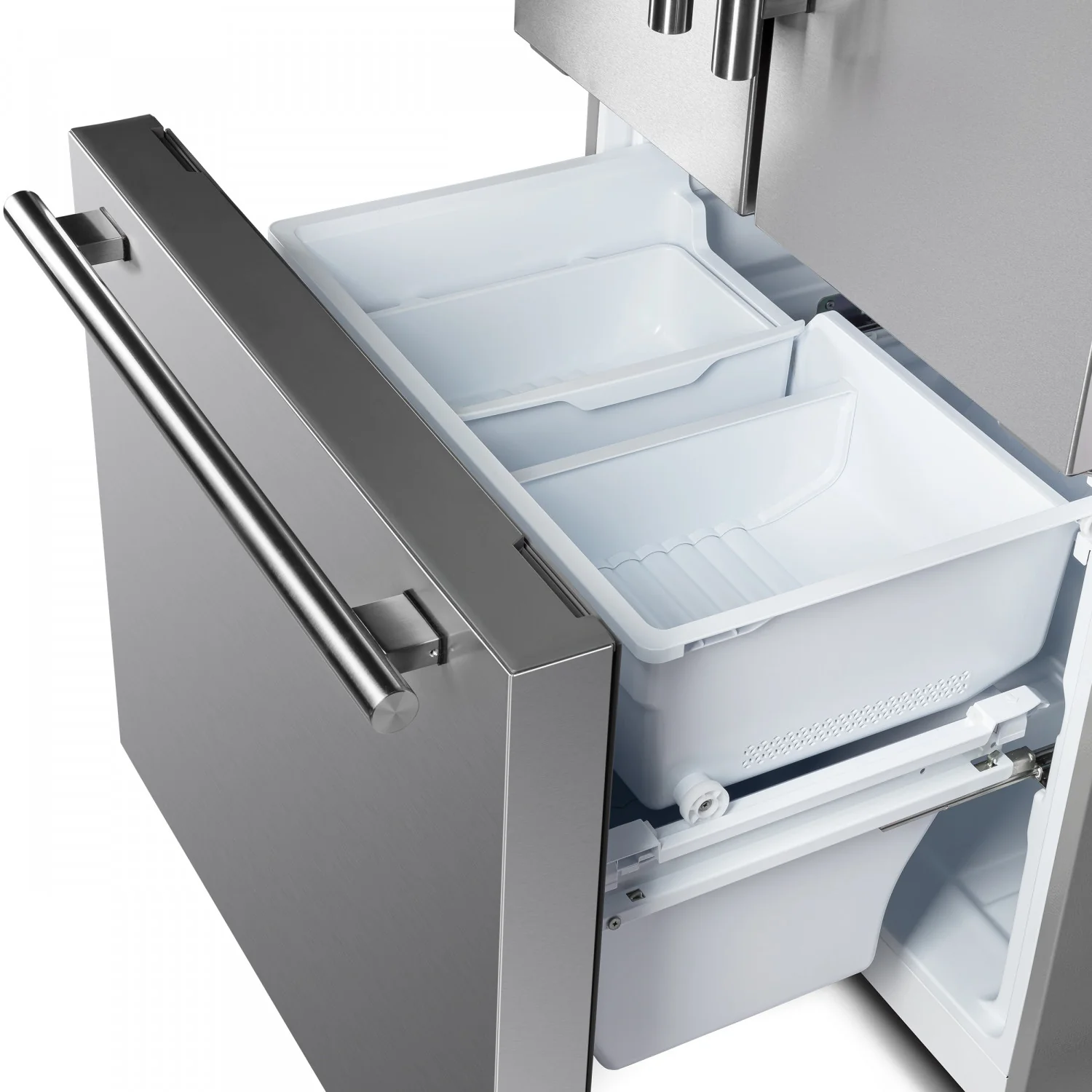 Forno Gallipoli 30" 17.5 Cu.Ft. Stainless Steel French Door Refrigerator - FFFFD1974-35SG - Image 8