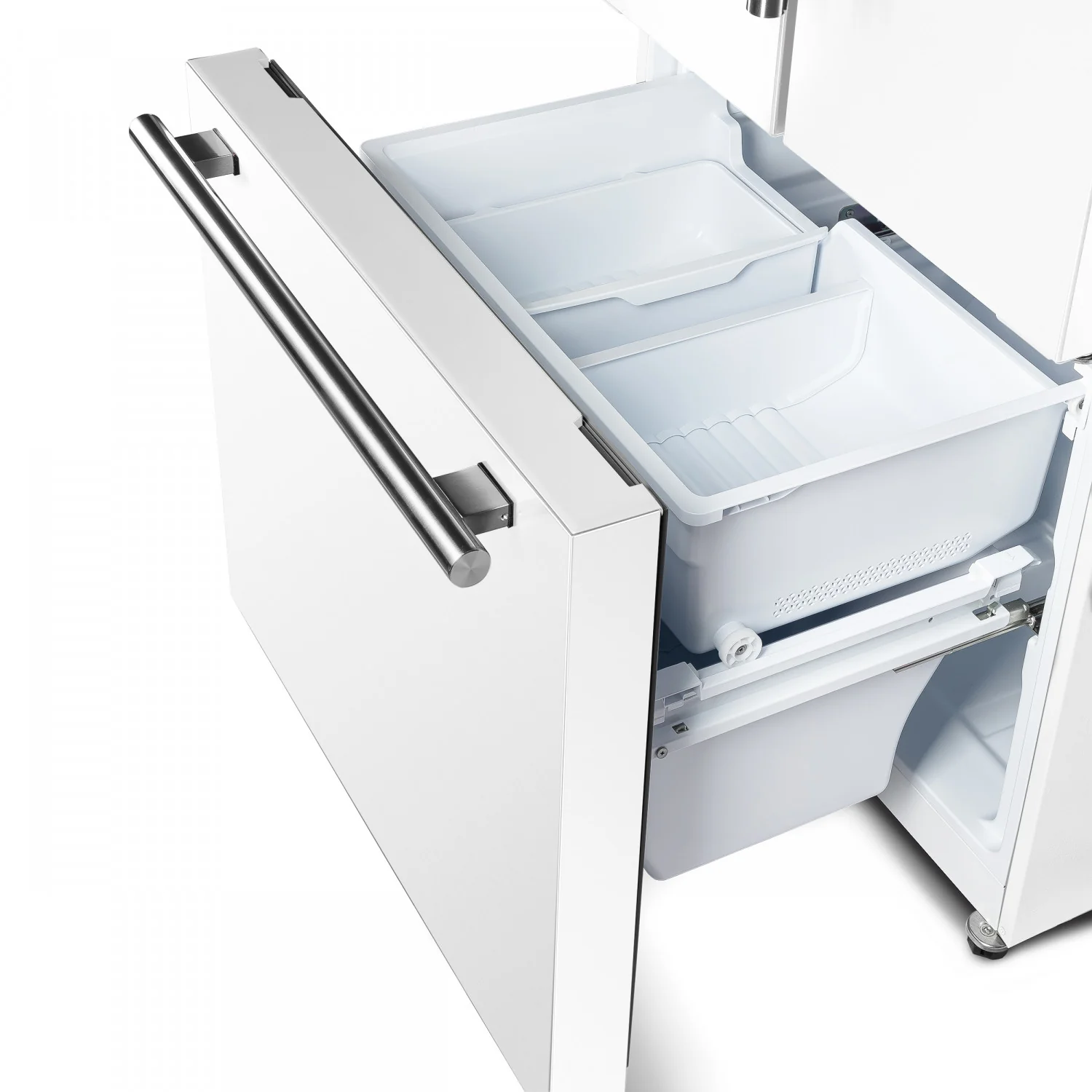 Forno Gallipoli 31" 17.5 Cu.Ft. White French Door Refrigerator with Ice Maker - FFFFD1974-31WHT - Image 7