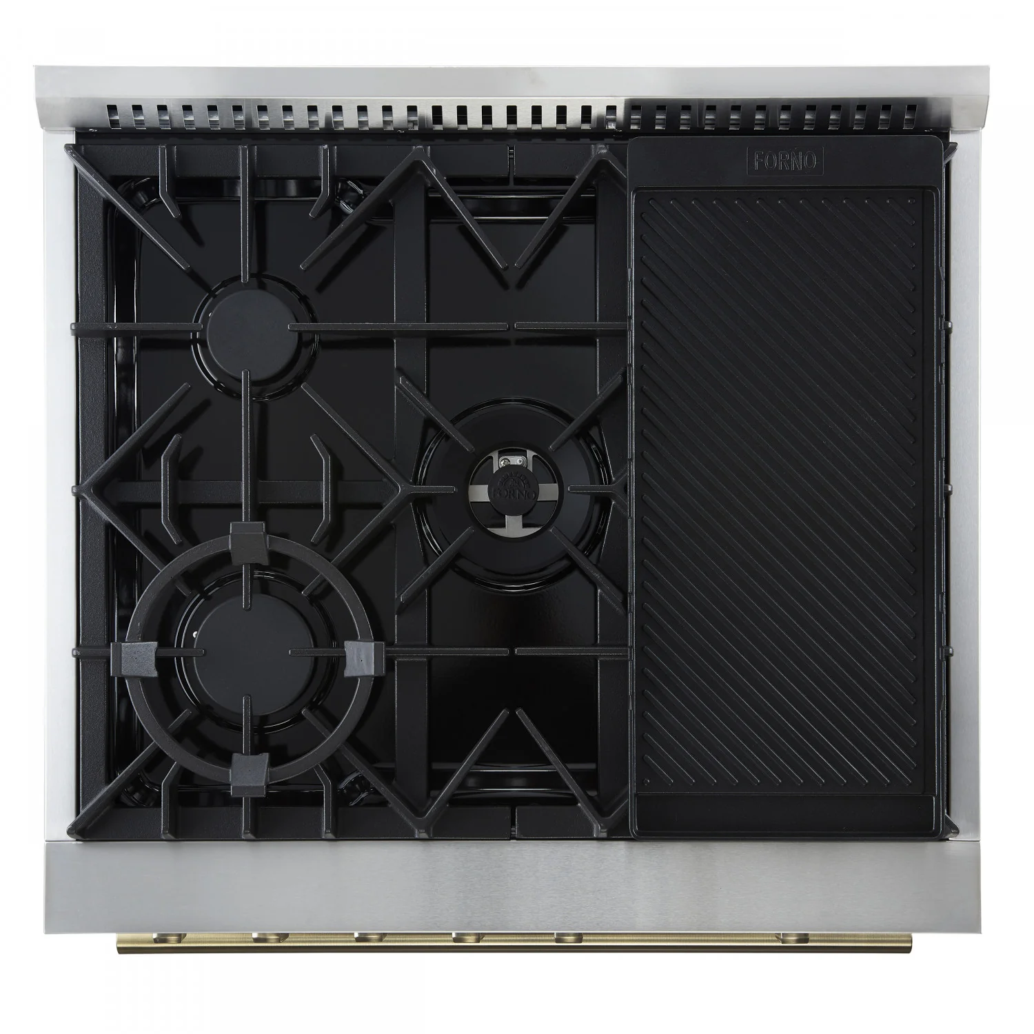 Forno Giovanni 30" Black Freestanding Gas Range (4.32 Cu. Ft.) - FFSGS6274-30BLK - Image 8