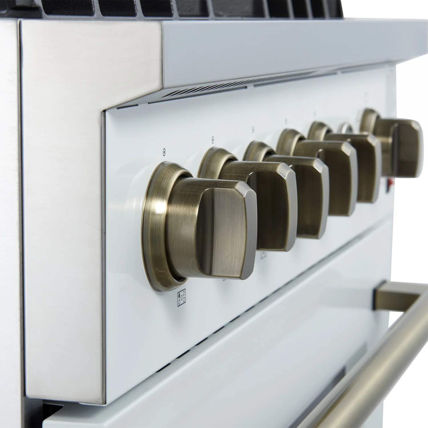 Forno Giovanni 30" White Freestanding Gas Range (4.32 Cu. Ft.) - FFSGS6274-30WHT - Image 3