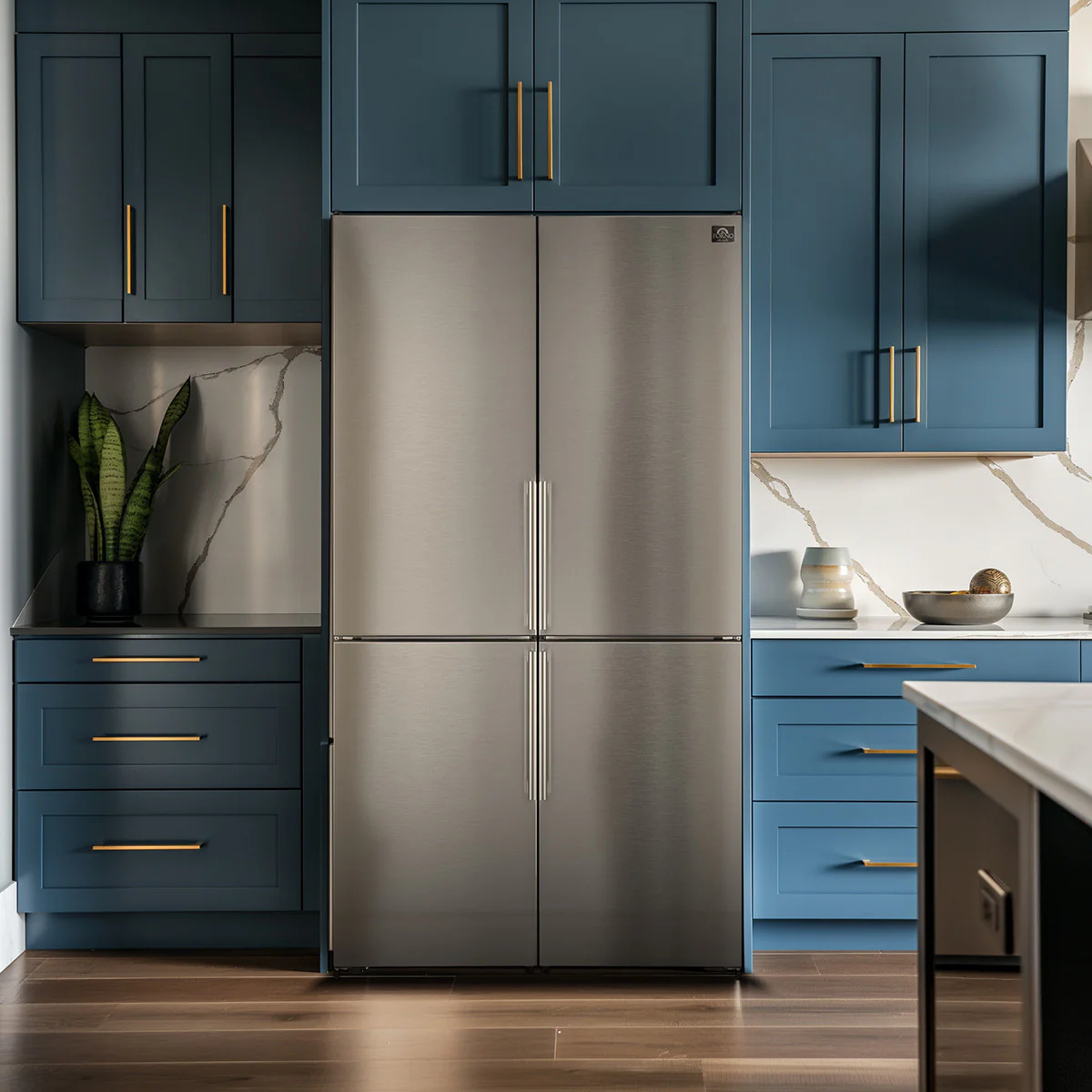 Forno Guardia 46.8" Stainless Steel 4 Door Refrigerator (21.6 Cu. Ft.) - FFFFD1778-48 - Image 16