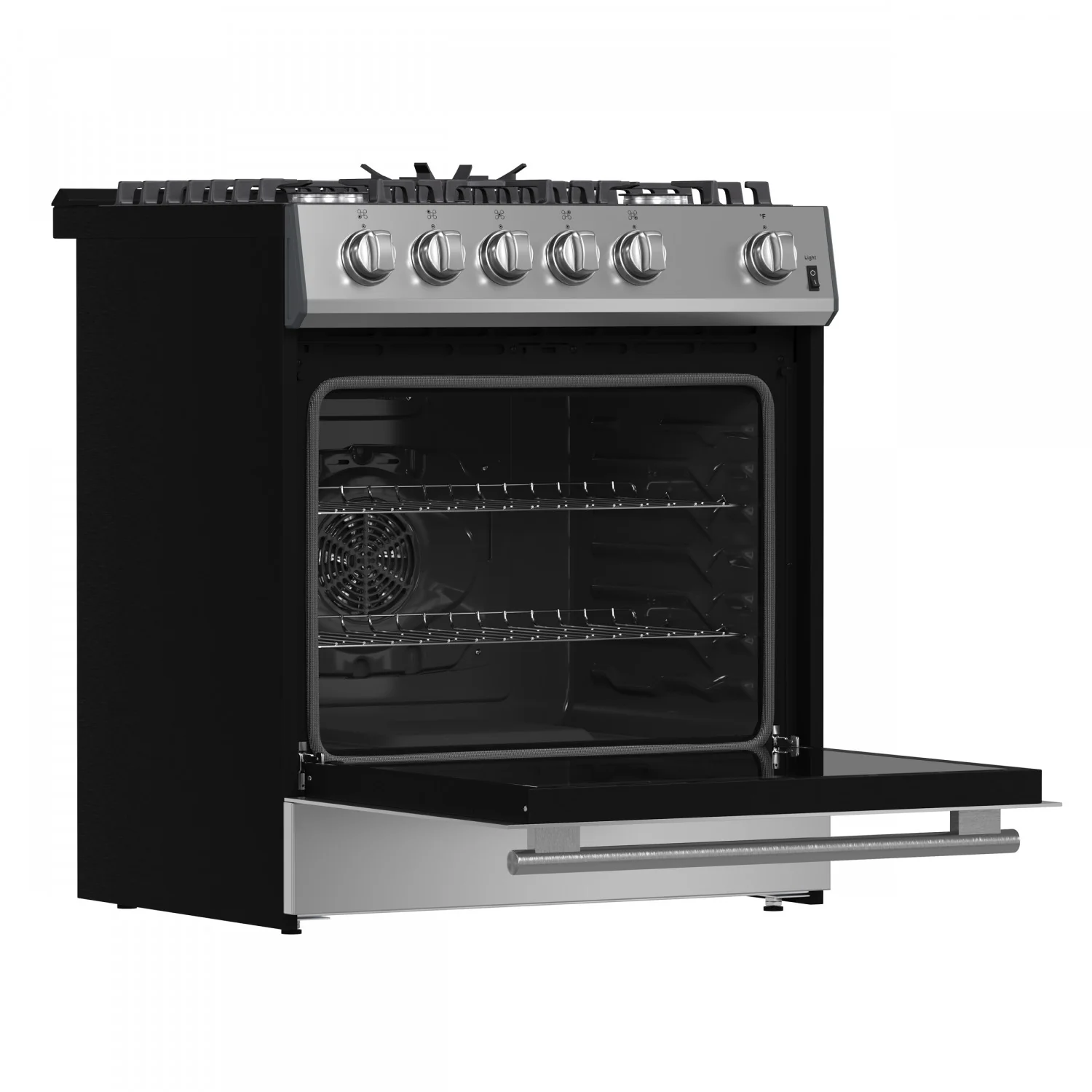 Forno Leonardo 30" Stainless Steel Freestanding Gas Range (5.0 Cu. Ft.) - FFSGS1116-30 - Image 4