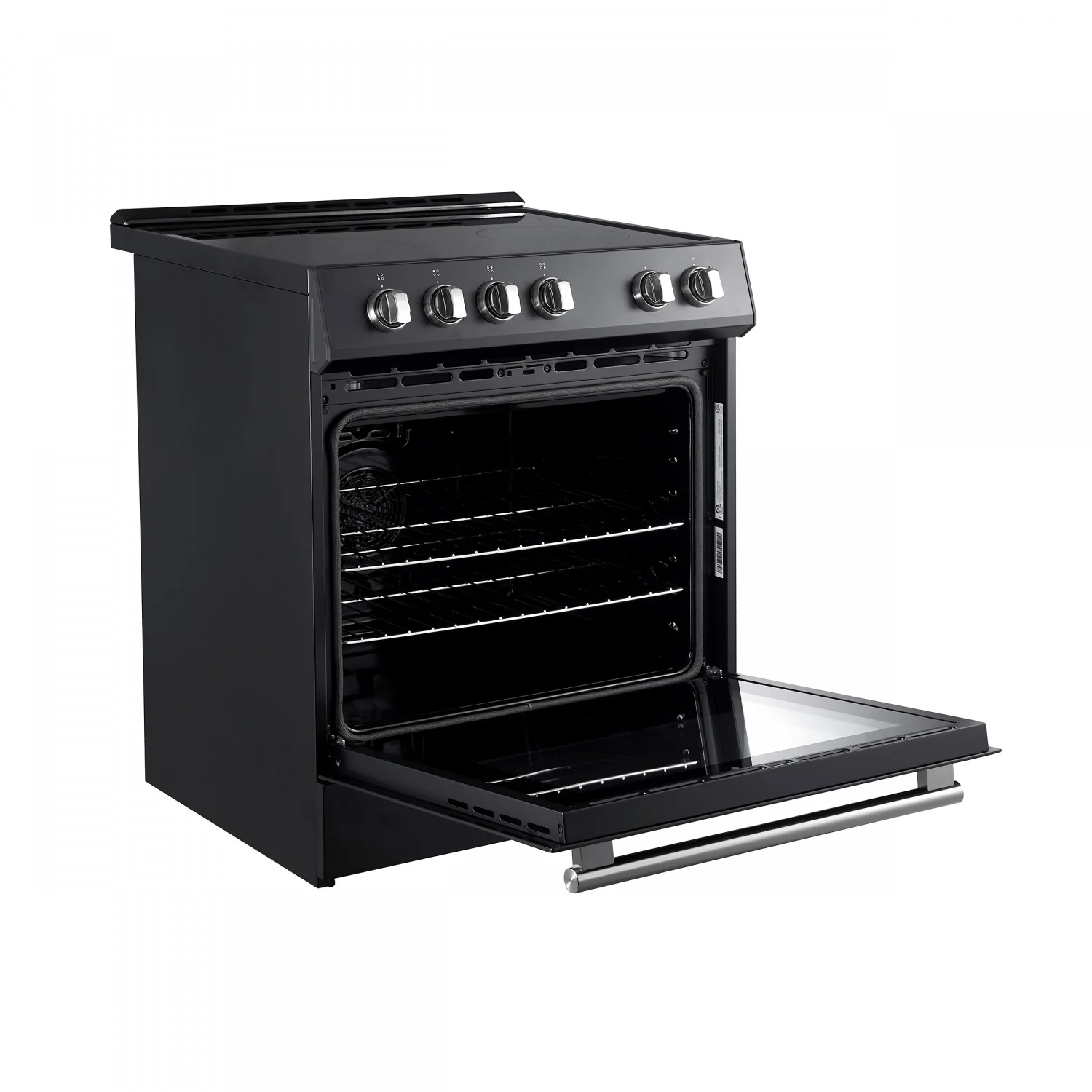 Forno Leonardo Black Slide-in Electric Range (5.0 Cu. Ft.) - FFSEL6022-30BLK - Image 10