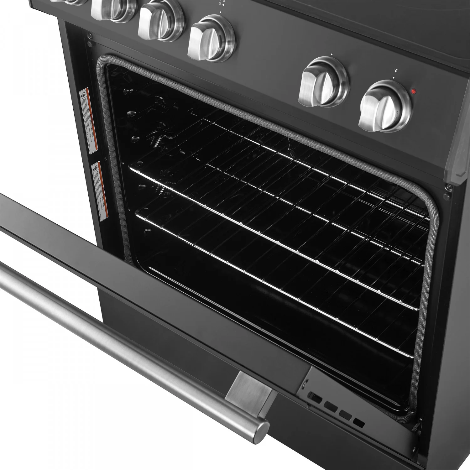 Forno Leonardo Black Slide-in Electric Range (5.0 Cu. Ft.) - FFSEL6022-30BLK - Image 15