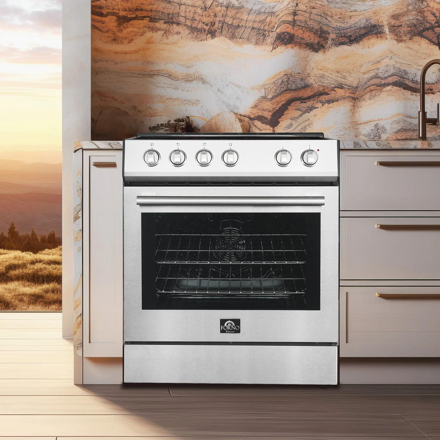 Forno Leonardo Stainless Steel Slide-In Electric Range (5.0 Cu. Ft.) - FFSEL6022-30 - Image 17