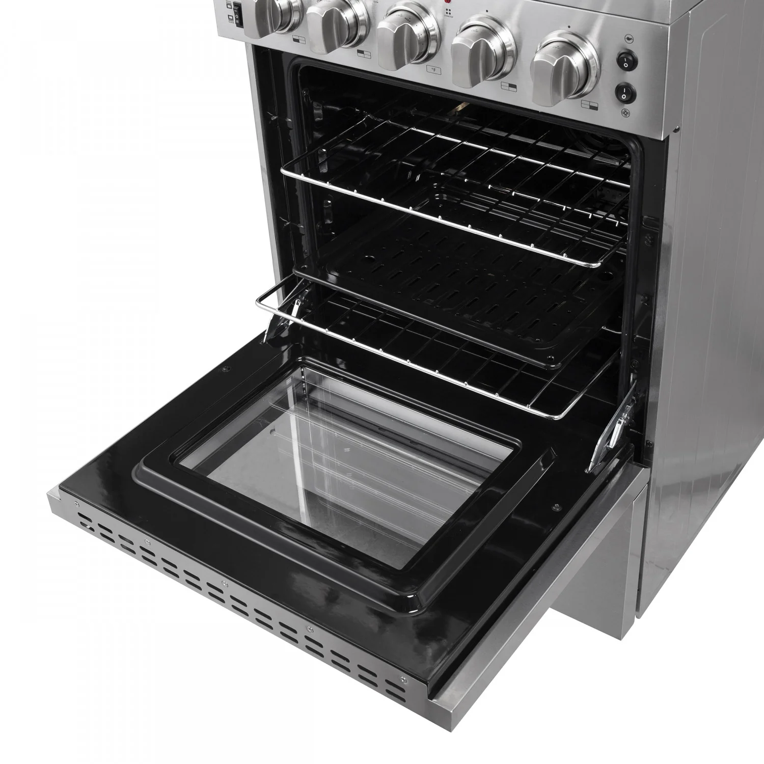 Forno Loiano 24" Stainless Steel Freestanding Electric Range (2.3 Cu. Ft.) - FFSEL6099-24 - Image 7