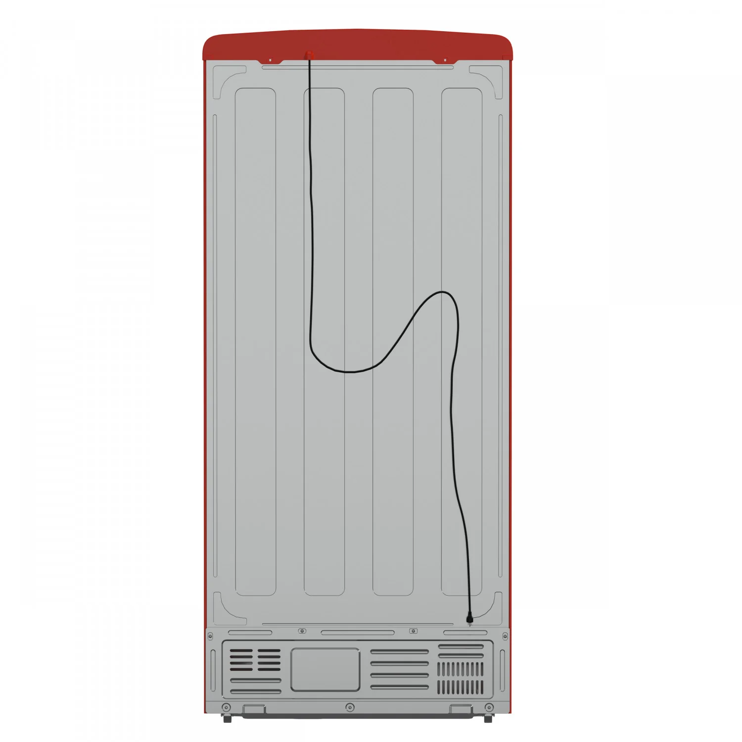 Forno Luigi 33" 18 Cu.Ft. Red French Door Refrigerator - FFFFD1791-33RED - Image 12