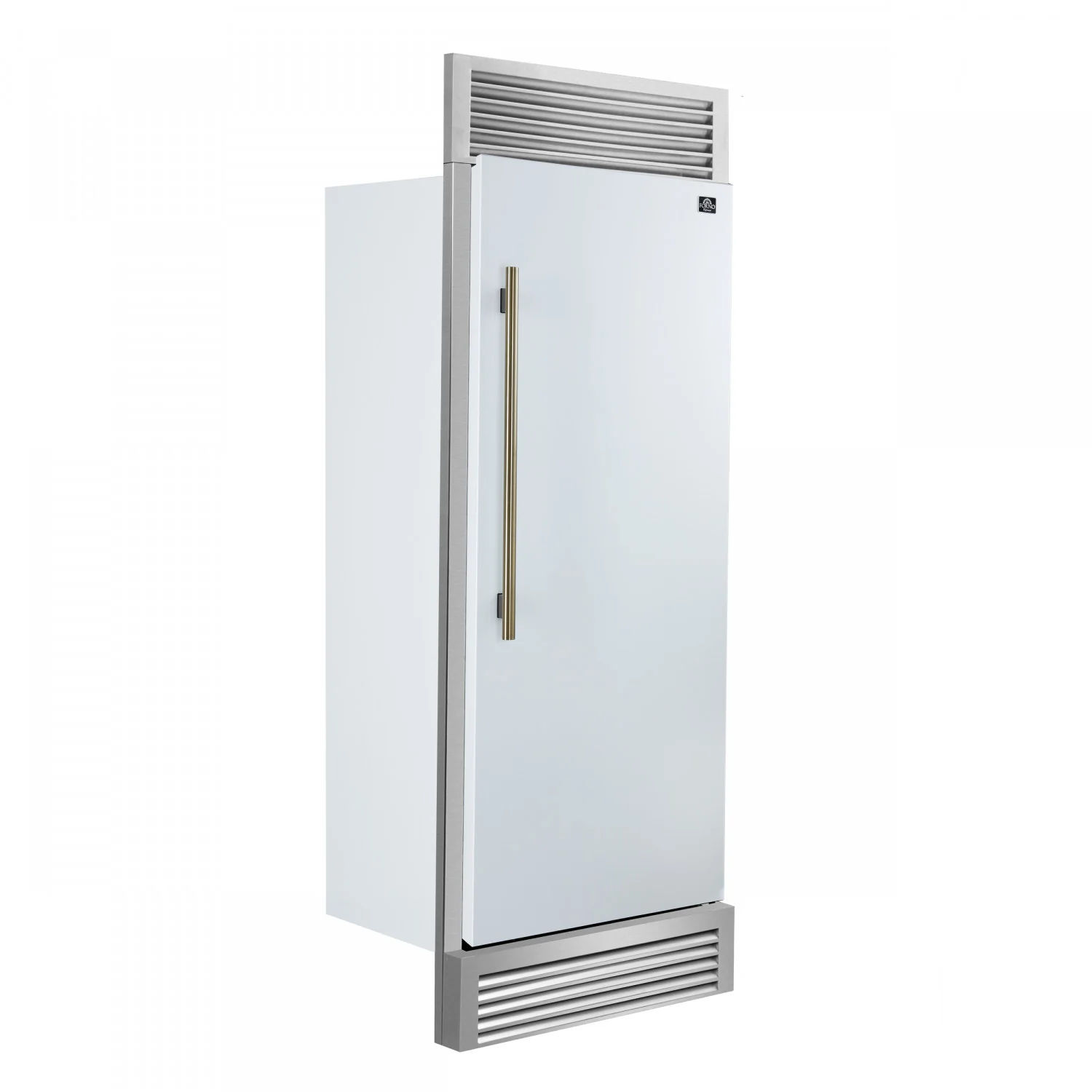 Forno Maderno 28" White Built-in Convertible Refrigerator/Freezer with Right Swing Door (13.6 Cu. Ft.) - FFFFD1722-32RSG-WHT - Image 2