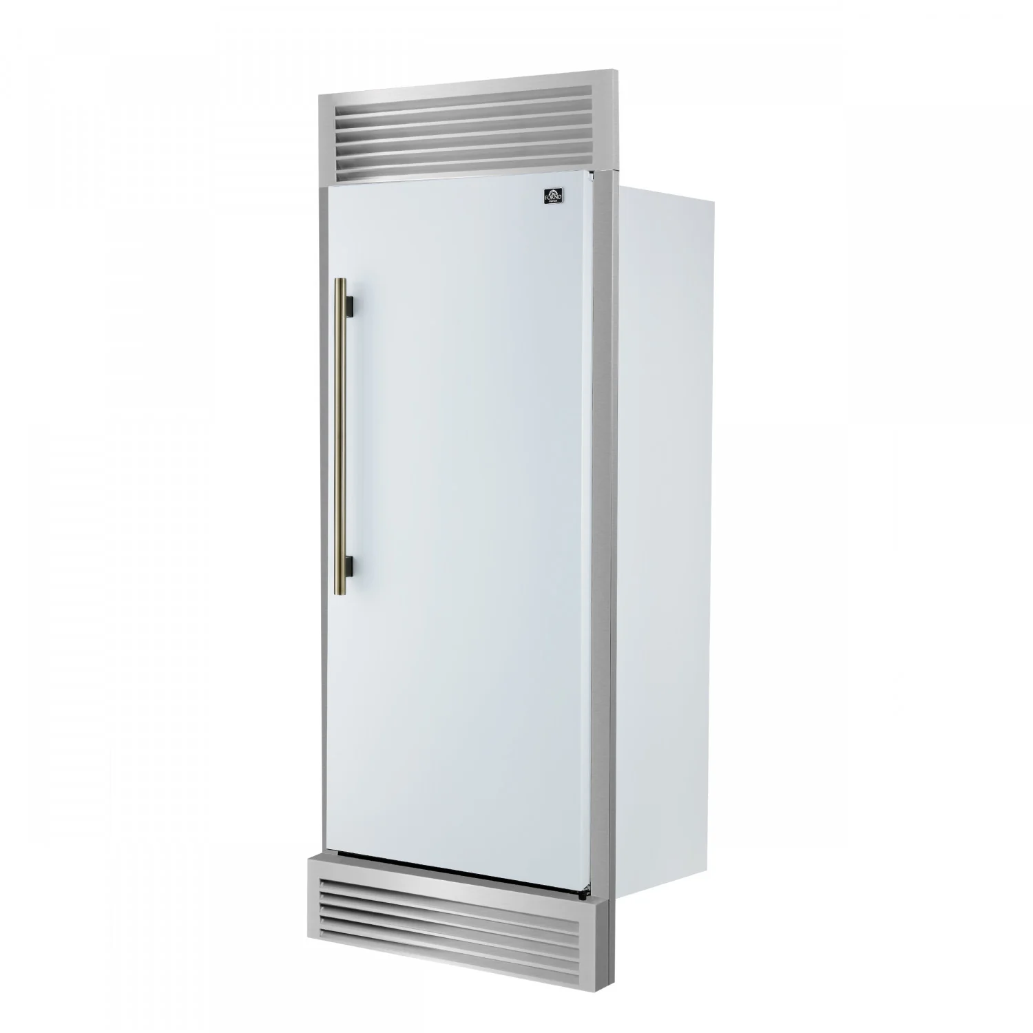 Forno Maderno 28" White Built-in Convertible Refrigerator/Freezer with Right Swing Door (13.6 Cu. Ft.) - FFFFD1722-32RSG-WHT - Image 3