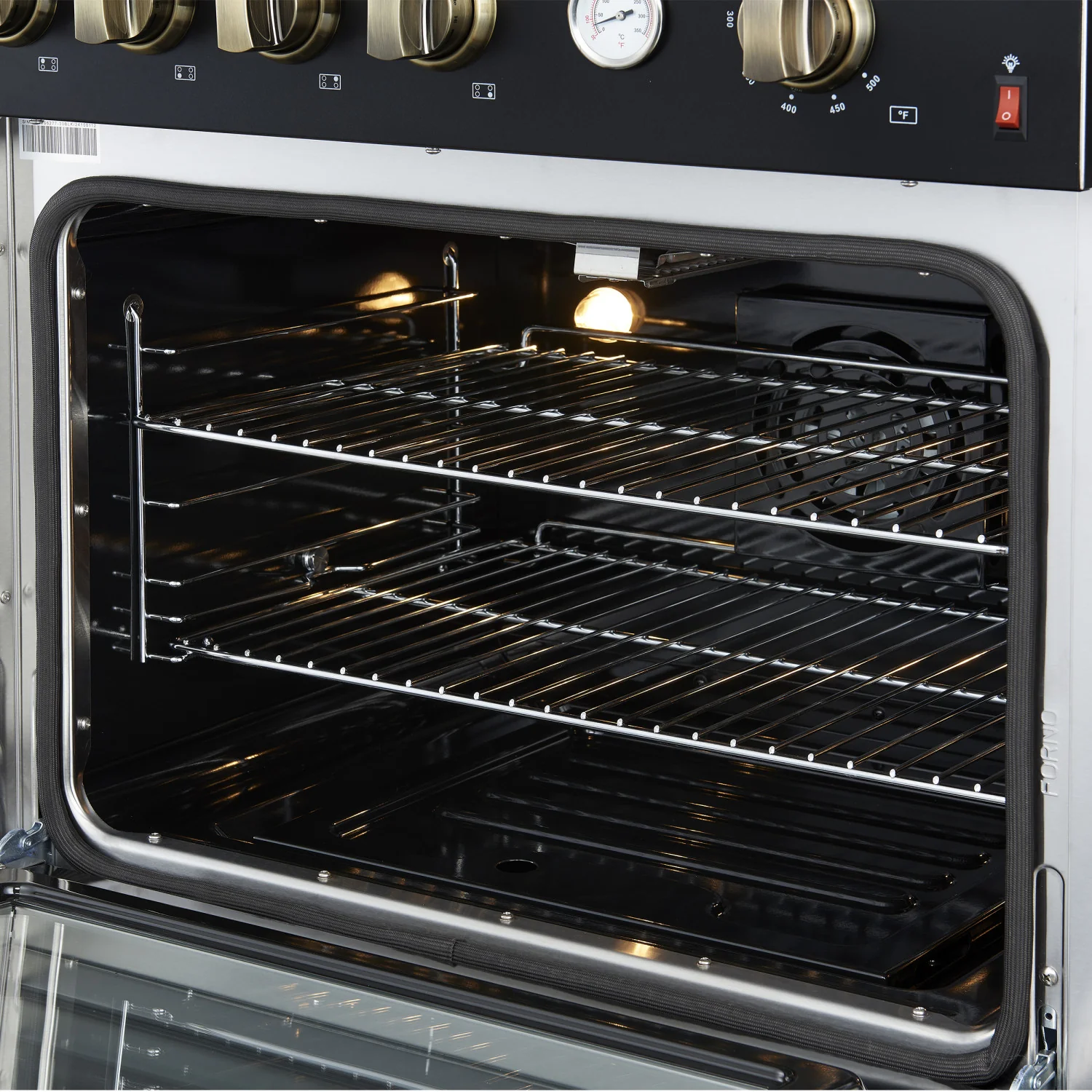Forno Marco 30" Black Freestanding Gas Range (4.32 Cu. Ft.) - FFSGS6277-30BLK - Image 9