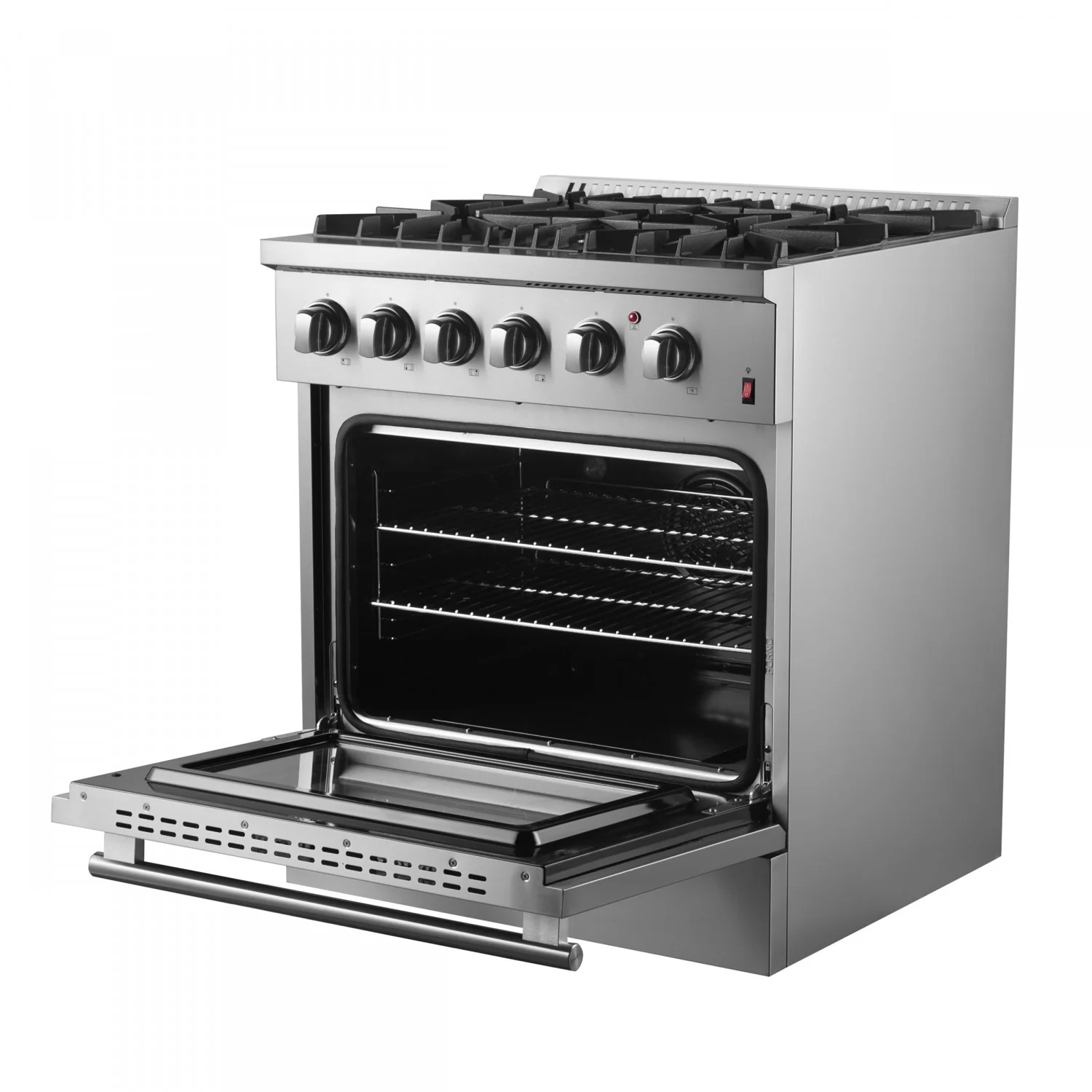Forno Marco 30" Stainless Steel Dual Fuel Range with True Convection (4.32 Cu. Ft.) - FFSGS6197-30 - Image 13