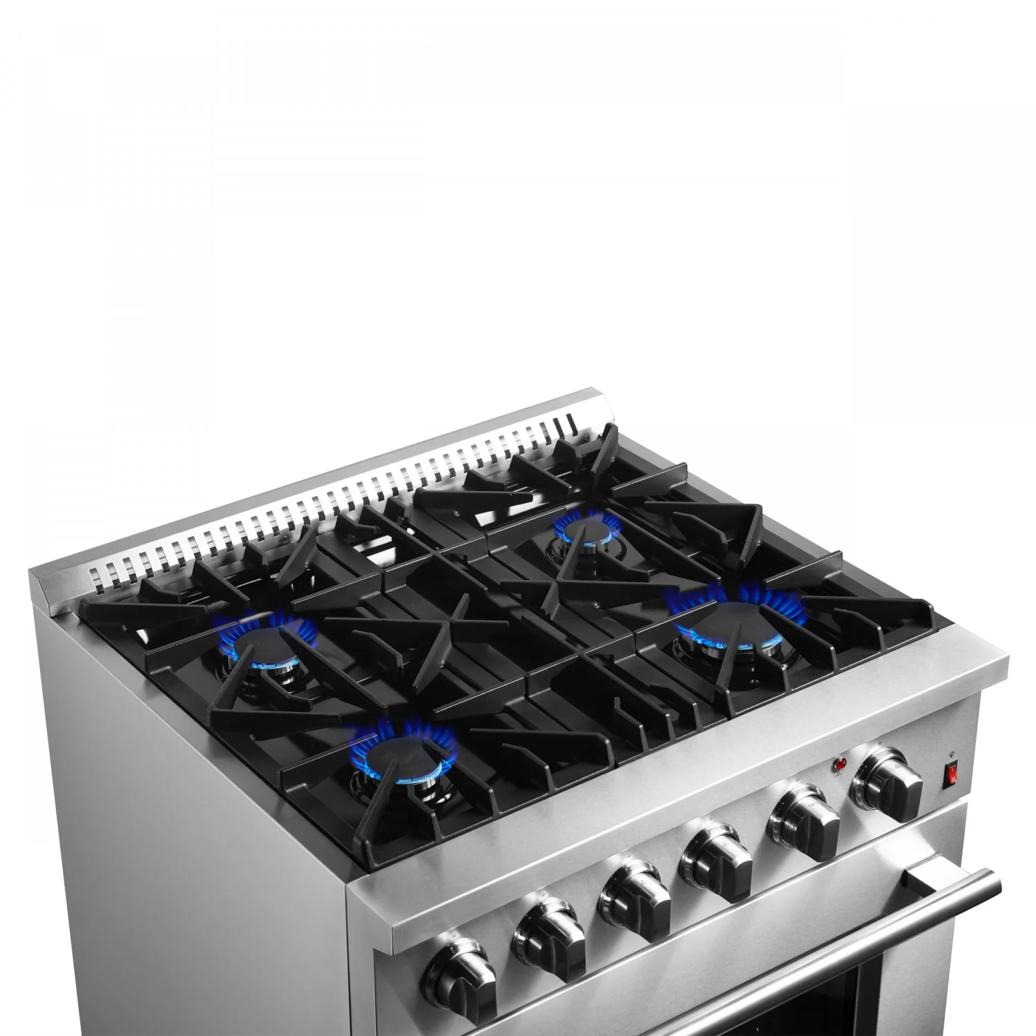 Forno Marco 30" Stainless Steel Dual Fuel Range with True Convection (4.32 Cu. Ft.) - FFSGS6197-30 - Image 3