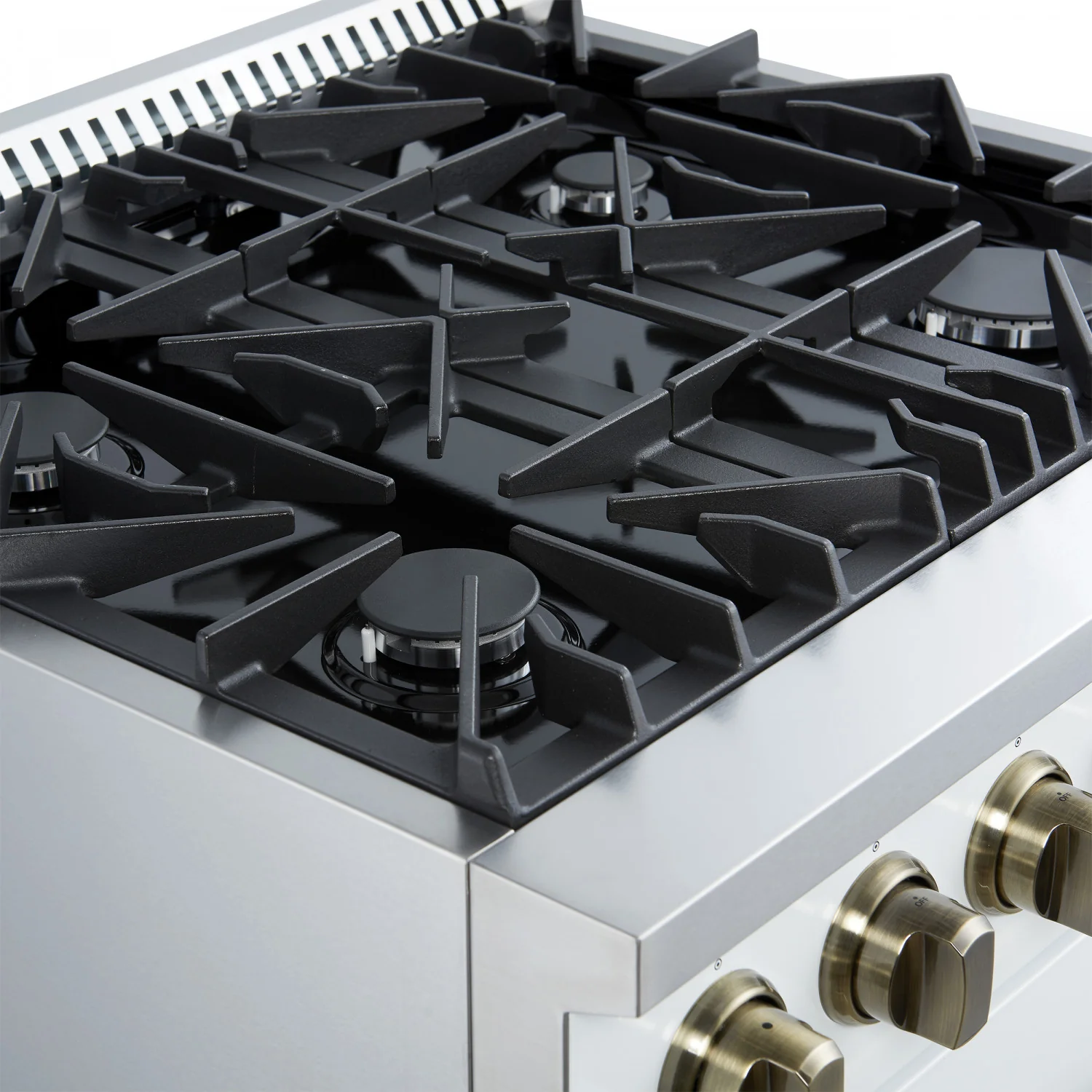 Forno Marco 30" White Freestanding Gas Range (4.32 Cu. Ft.) - FFSGS6277-30WHT - Image 8
