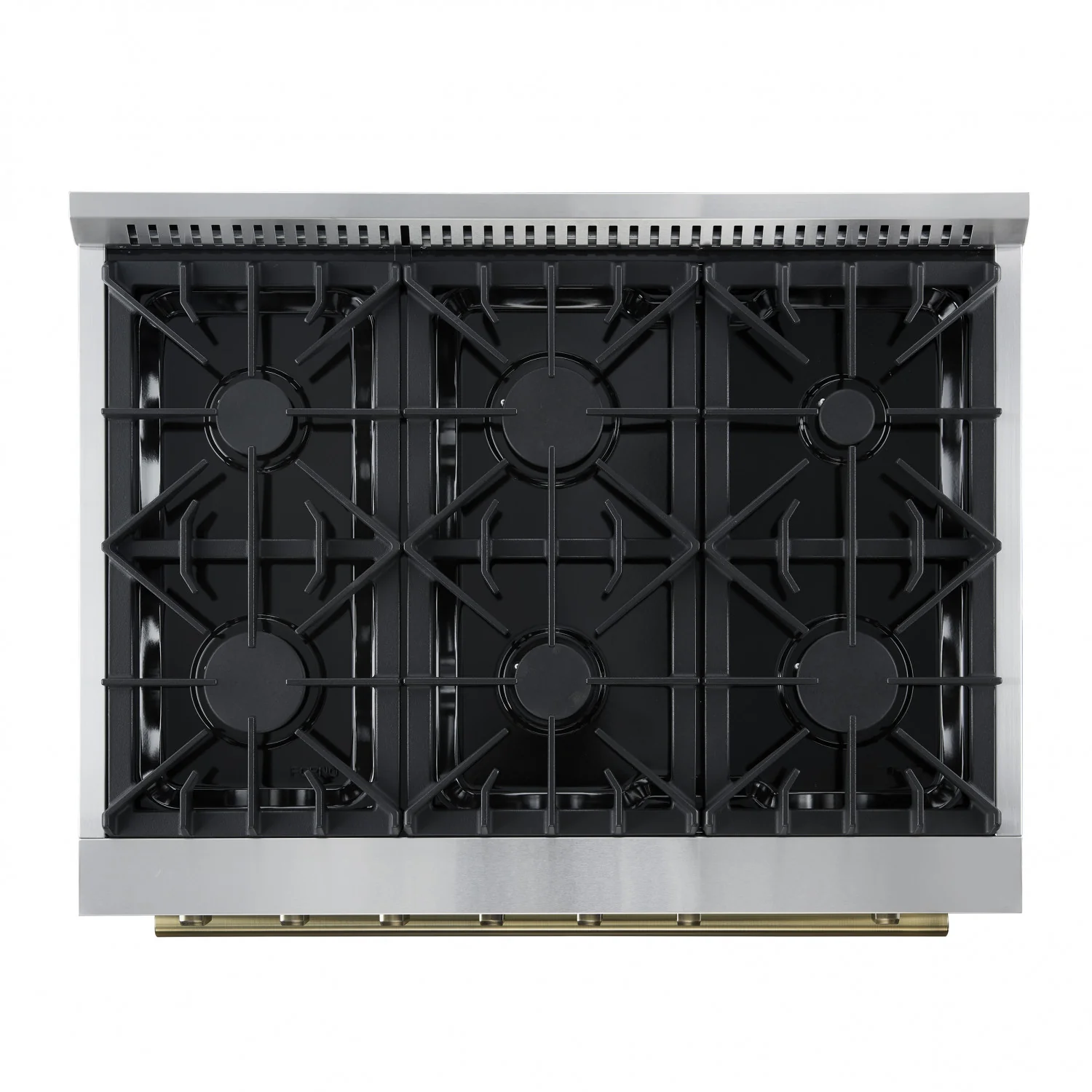 Forno Marco 36" Black Freestanding Gas Range (5.36 Cu. Ft.) - FFSGS6277-36BLK - Image 3