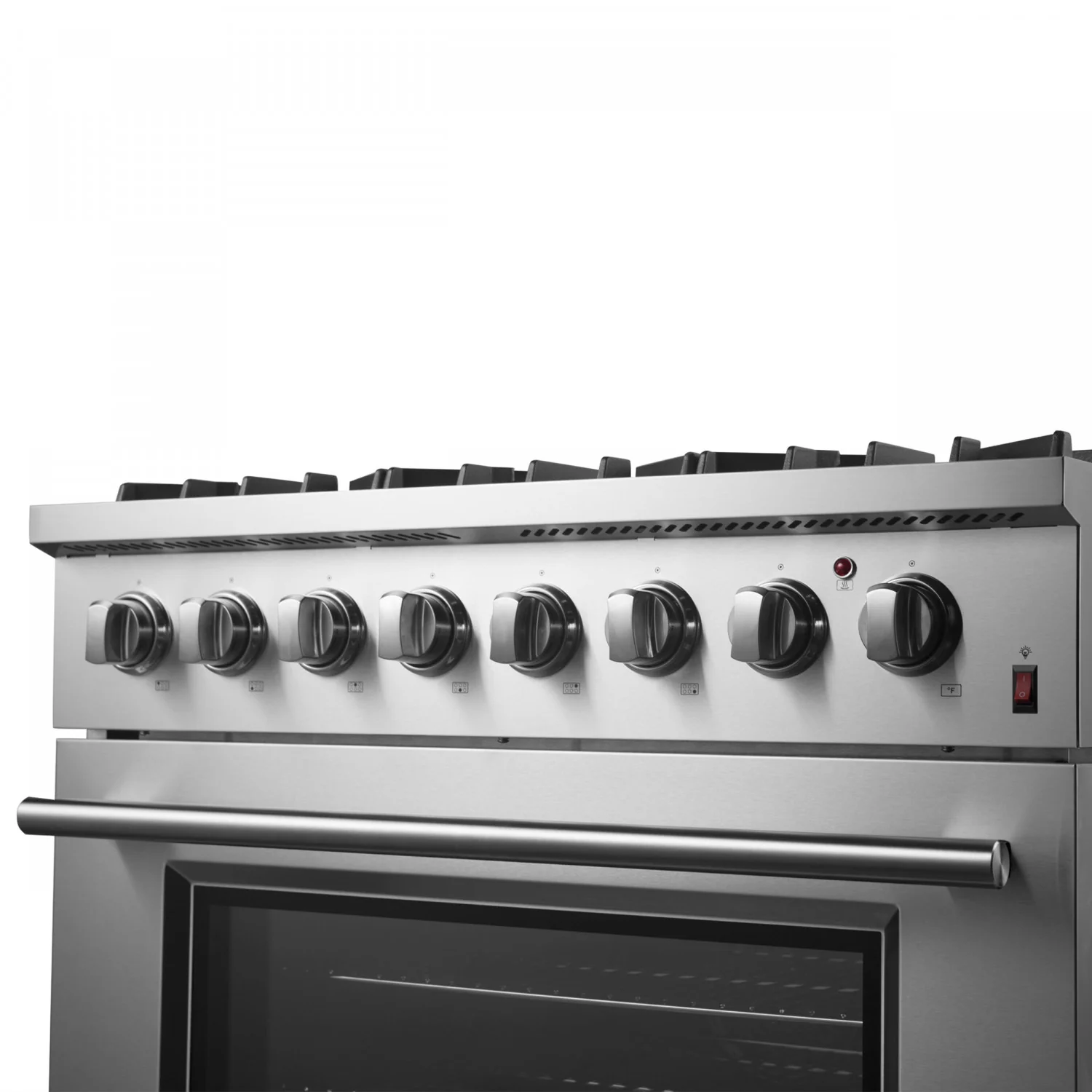 Forno Marco 36" Stainless Steel Dual Fuel Range with True Convection (5.36 Cu. Ft.) - FFSGS6197-36 - Image 13