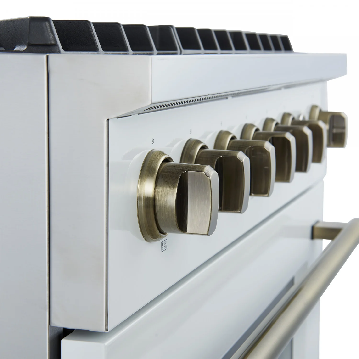 Forno Marco 36" White Freestanding Gas Range (5.36 Cu. Ft.) - FFSGS6277-36WHT - Image 5