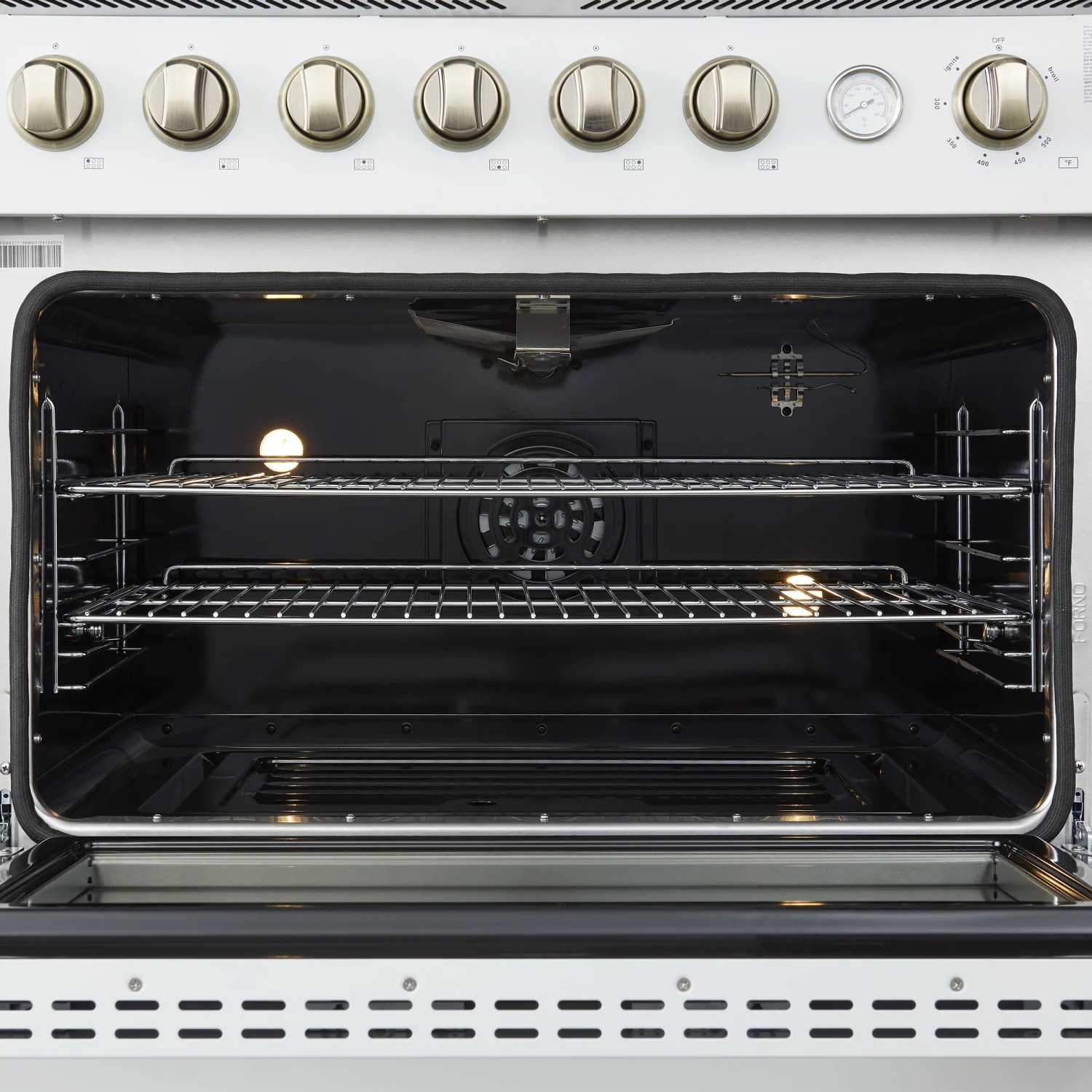 Forno Marco 36" White Freestanding Gas Range (5.36 Cu. Ft.) - FFSGS6277-36WHT - Image 6