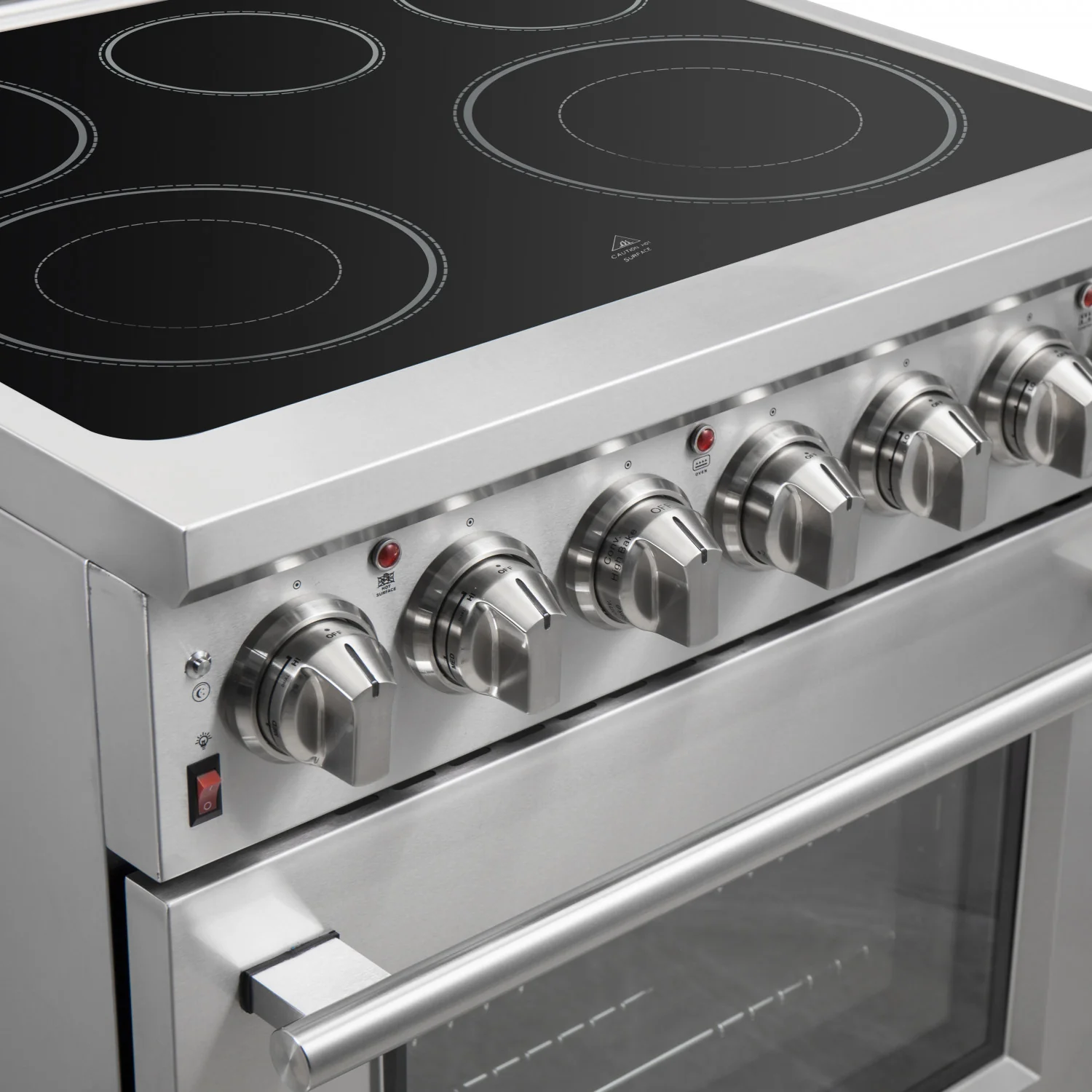 Forno Massimo 30" Stainless Steel Freestanding Electric Range with True Convection and Air Fry (4.32 Cu. Ft.) - FFSEL6020-30 - Image 13
