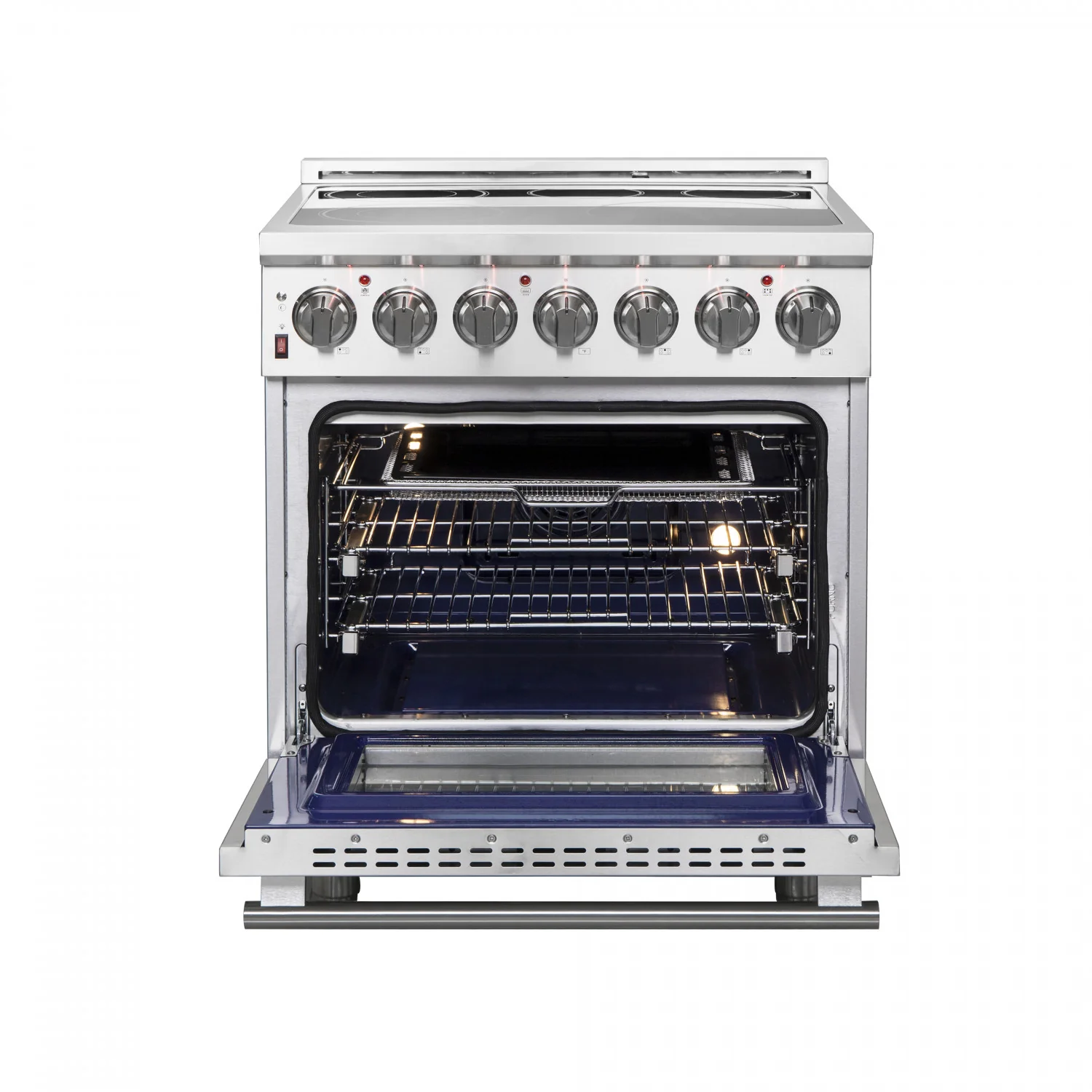 Forno Massimo 30" Stainless Steel Freestanding Electric Range with True Convection and Air Fry (4.32 Cu. Ft.) - FFSEL6020-30 - Image 7