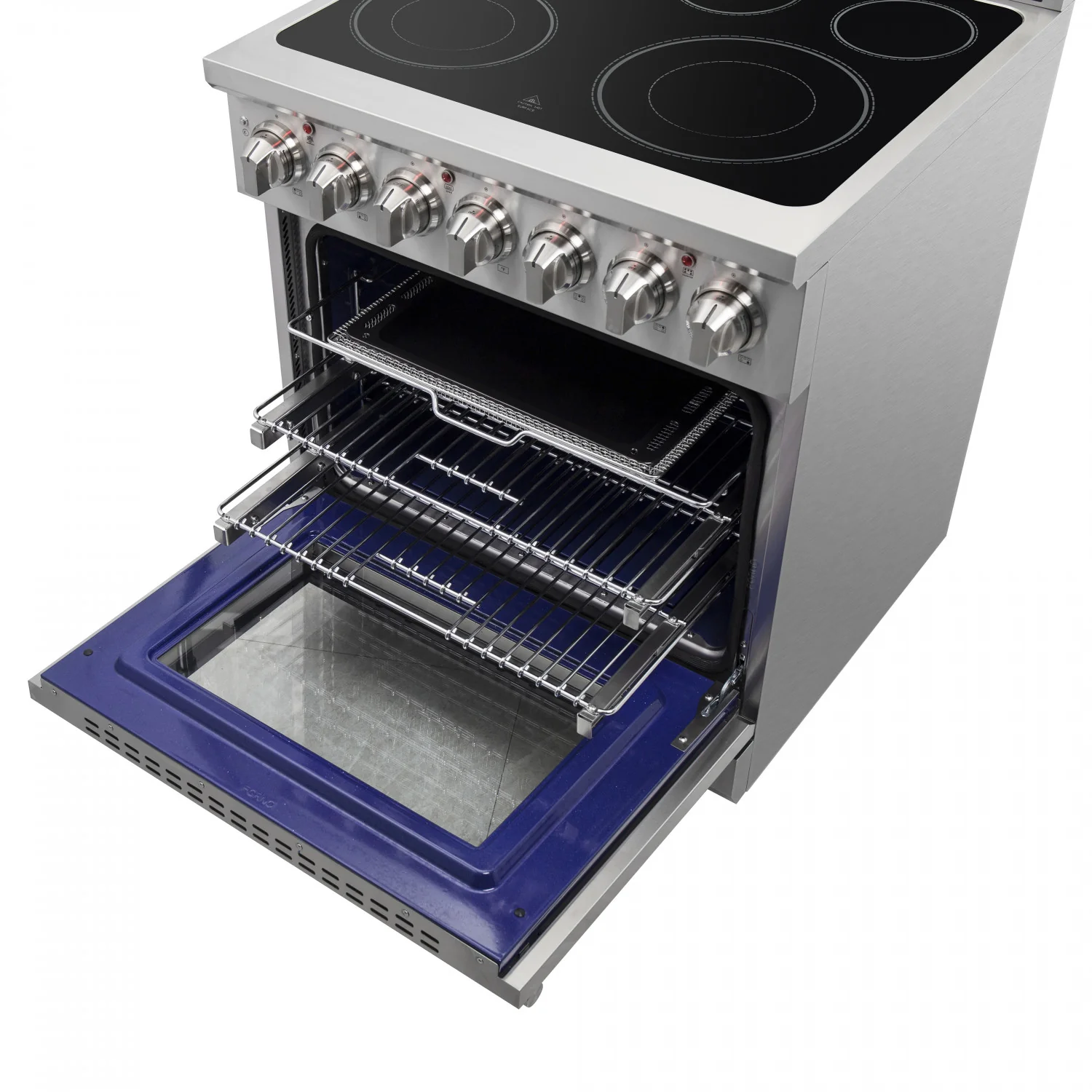 Forno Massimo 30" Stainless Steel Freestanding Electric Range with True Convection and Air Fry (4.32 Cu. Ft.) - FFSEL6020-30 - Image 9