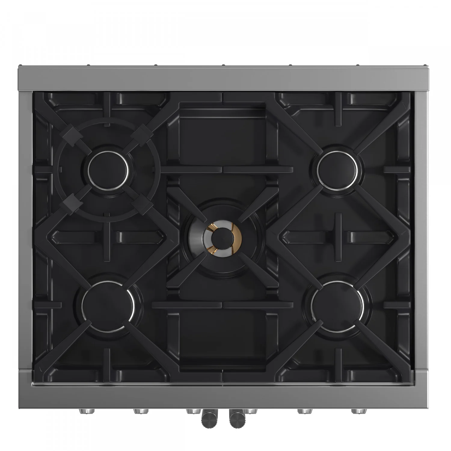 Forno Massimo 30" Stainless Steel French Door Freestanding Gas Range (4.32 Cu. Ft.) - FFSGS6439-30 - Image 5