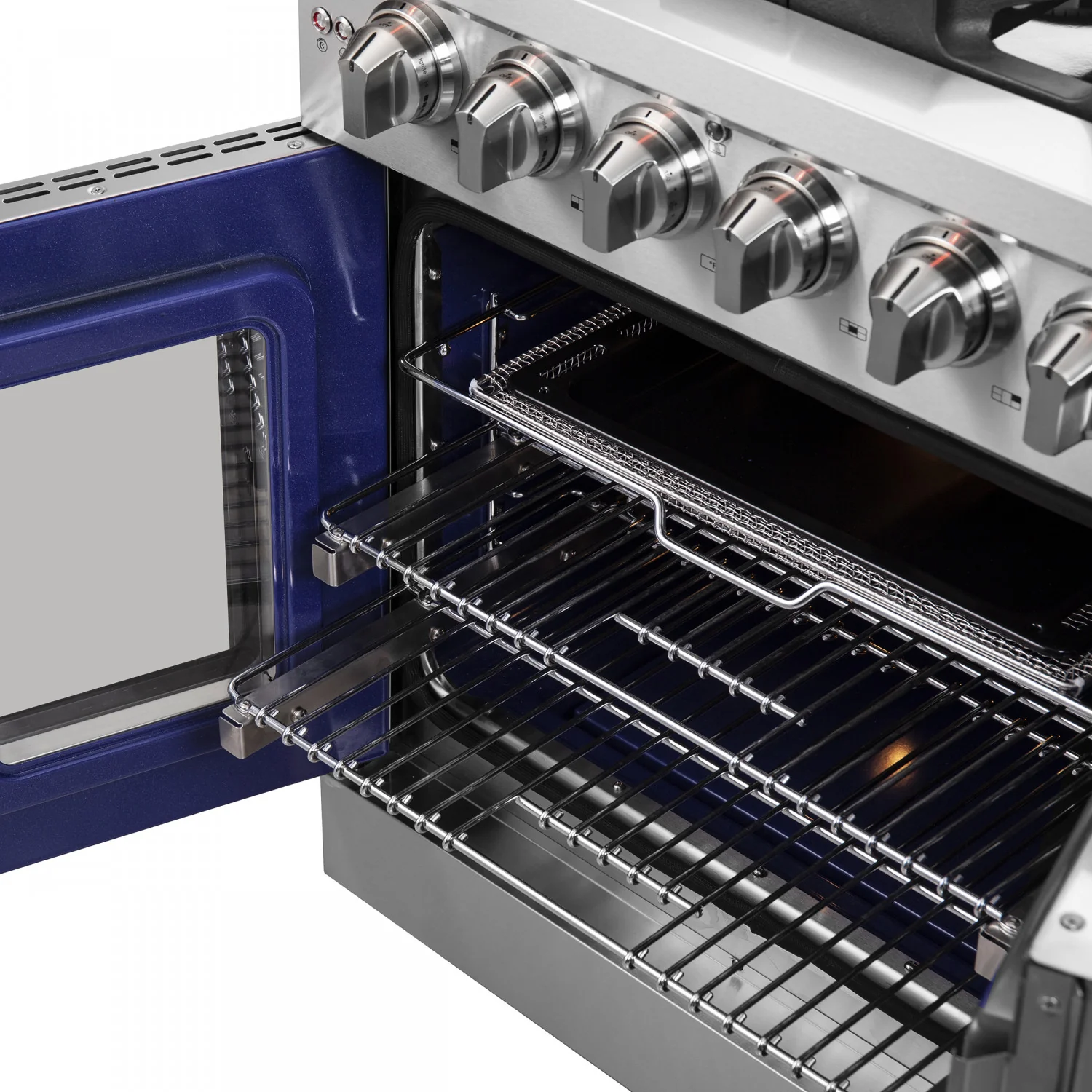 Forno Massimo 30" Stainless Steel French Door Freestanding Gas Range (4.32 Cu. Ft.) - FFSGS6439-30 - Image 9
