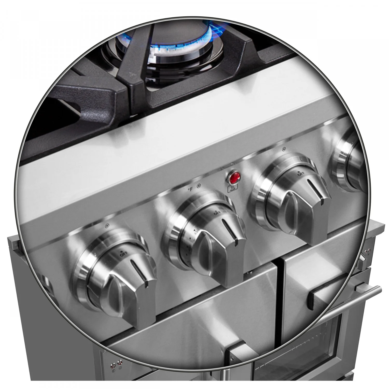 Forno Massimo 48" Stainless Steel Freestanding Double Oven Gas Range (6.58 Cu. Ft.) - FFSGS6439-48 - Image 19