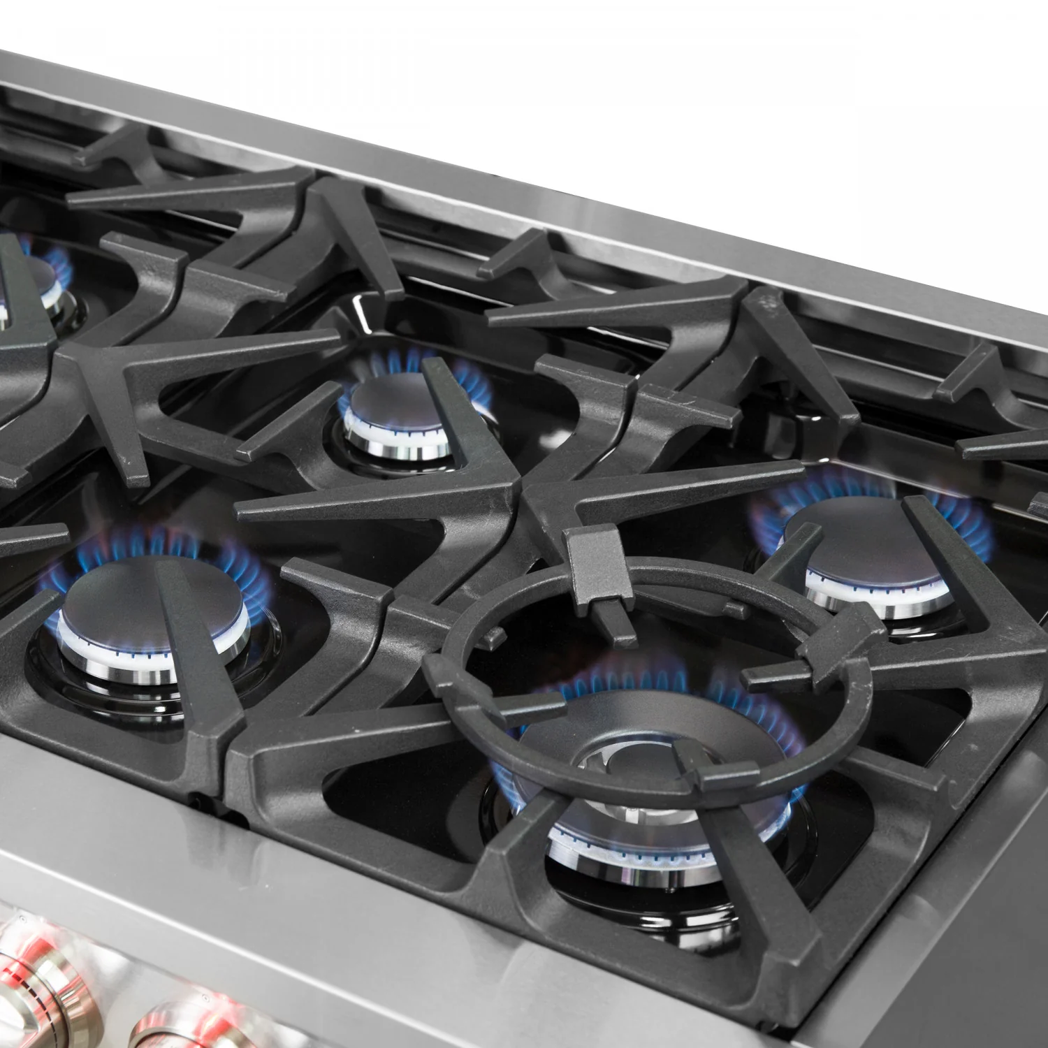 Forno Massimo 60" Stainless Steel Freestanding Double Oven Gas Range with Air Fry (8.64 Cu. Ft.) - FFSGS6239-60 - Image 5
