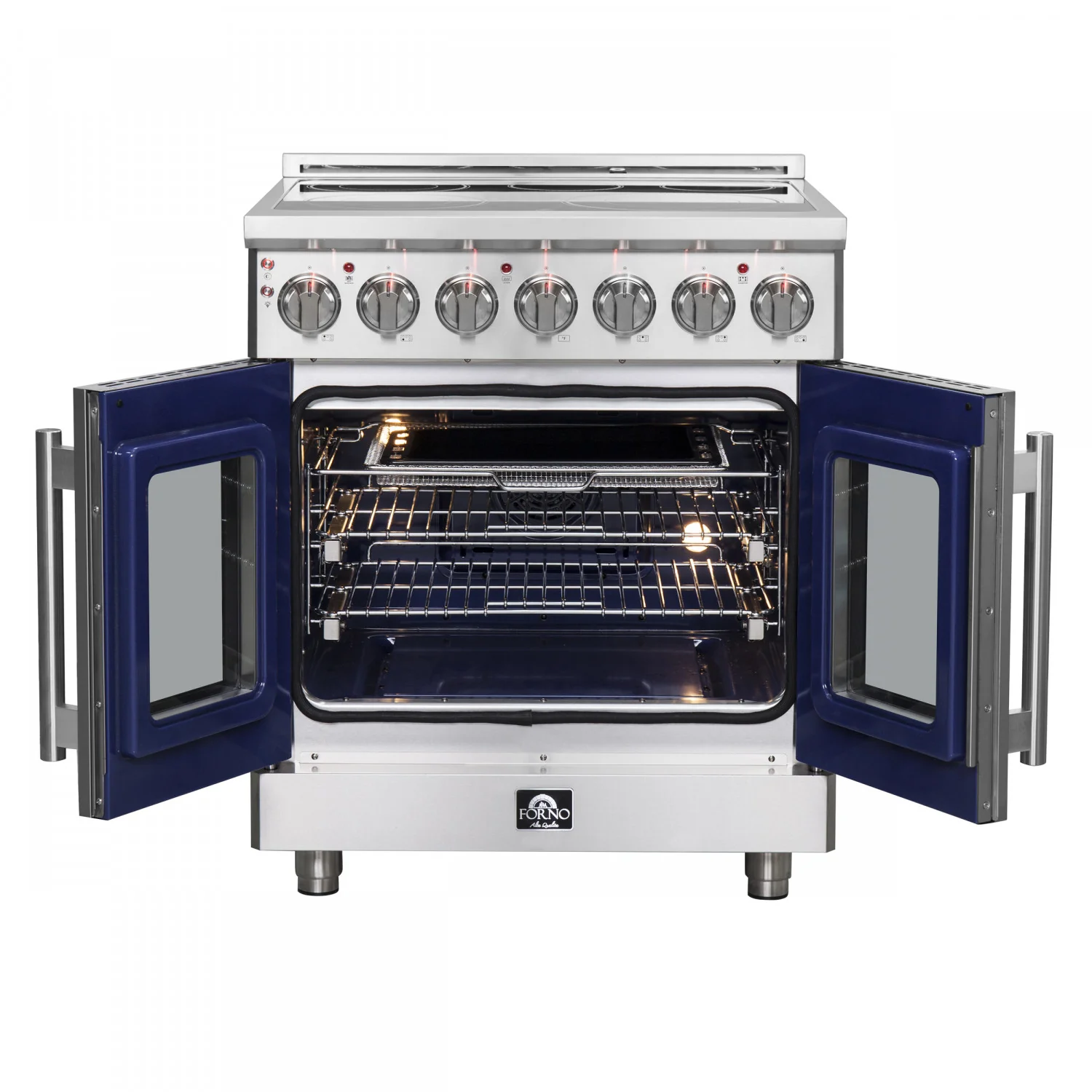 Forno Massimo Stainless Steel Freestanding Electric Range with Air Fryer (4.32 Cu. Ft.) - FFSEL6955-30 - Image 7