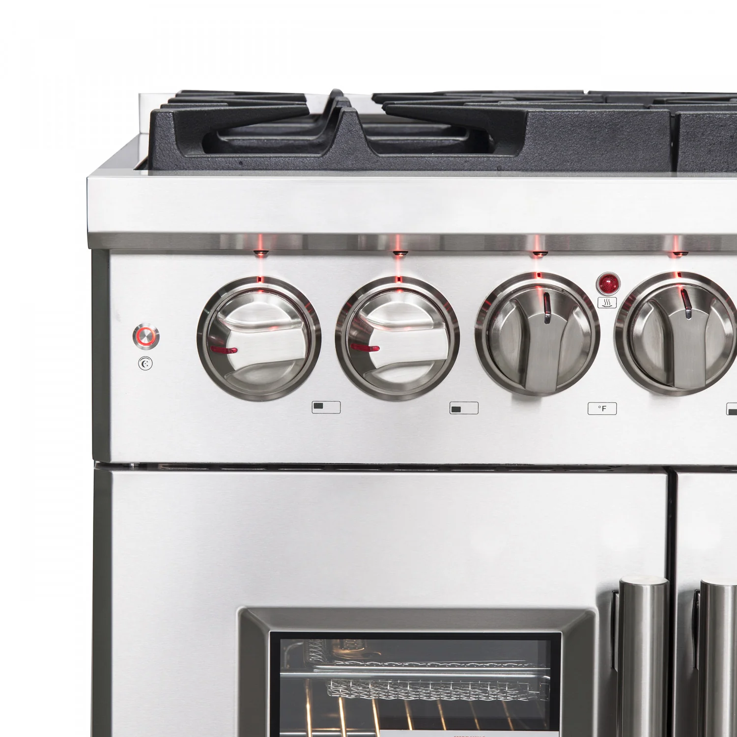 Forno Massimo 30" Stainless Steel French Door Dual Fuel Range with True Convection (4.32 Cu. Ft.) - FFSGS6325-30 - Image 8