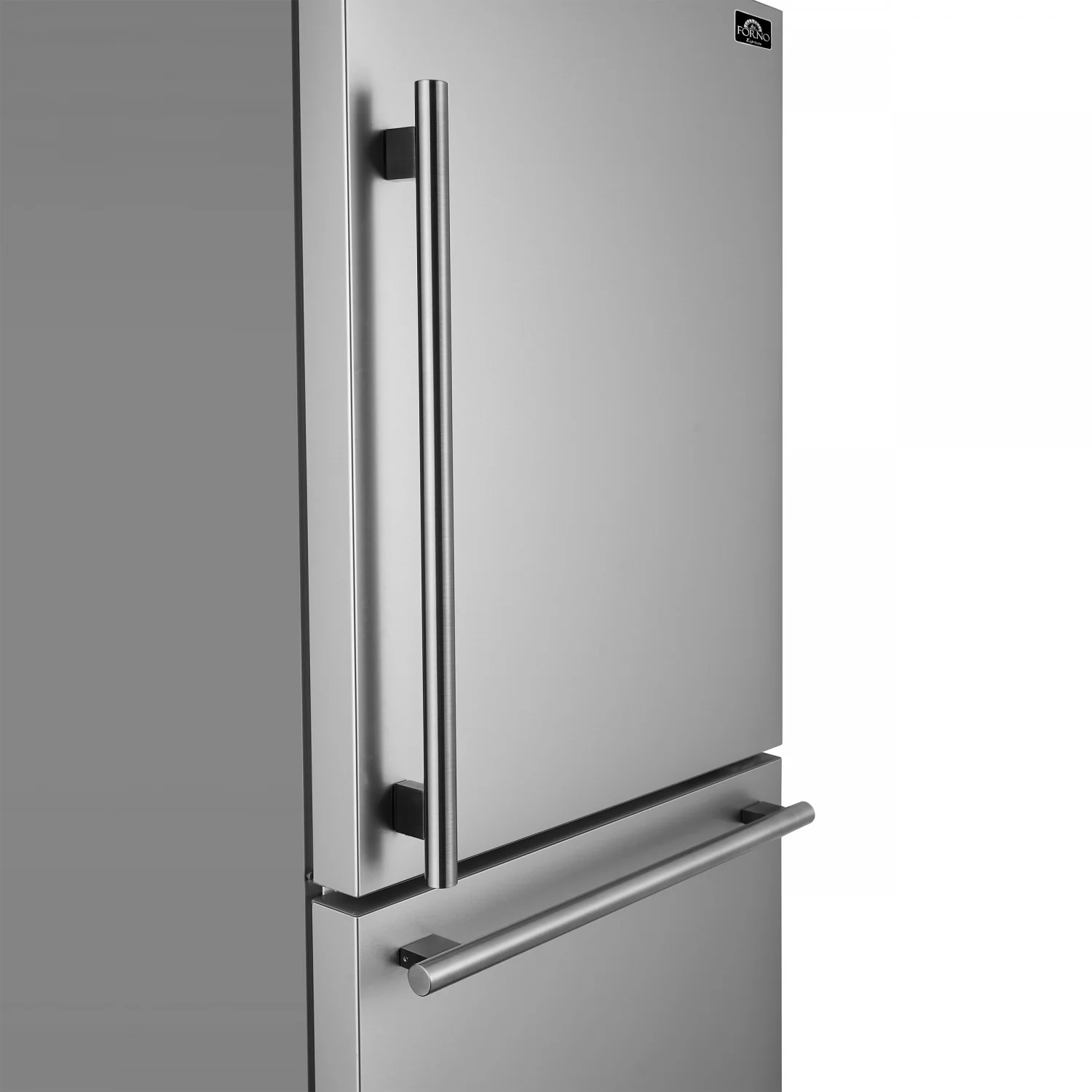 Forno Milano 31" 17.2 Cu.Ft. Stainless Steel Bottom Freezer Refrigerator with Right Swing Door - FFFFD1785-31S - Image 2