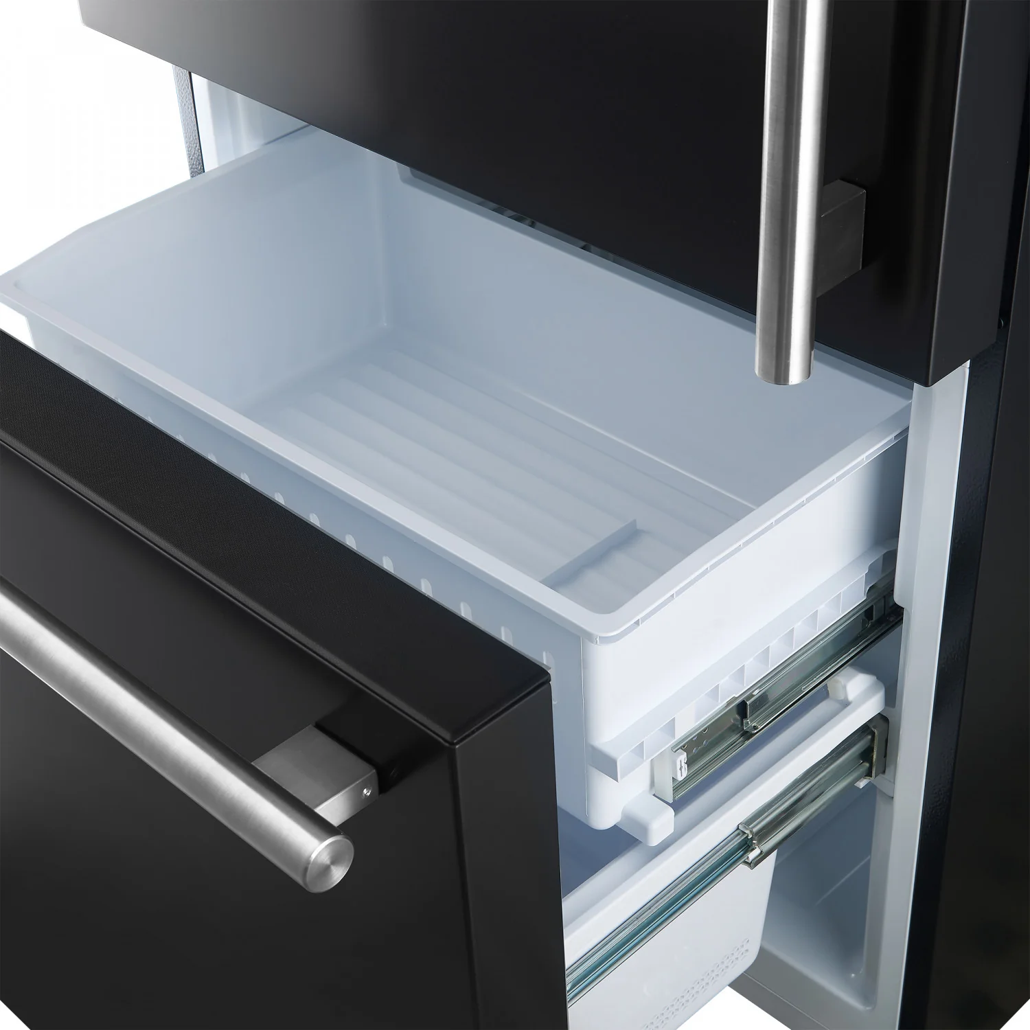 Forno Milano 62" Black 2-piece Freestanding Dual Bottom Freezer Refrigerator (34.4 Cu. Ft.) - FFFFD1787-60BLK - Image 7