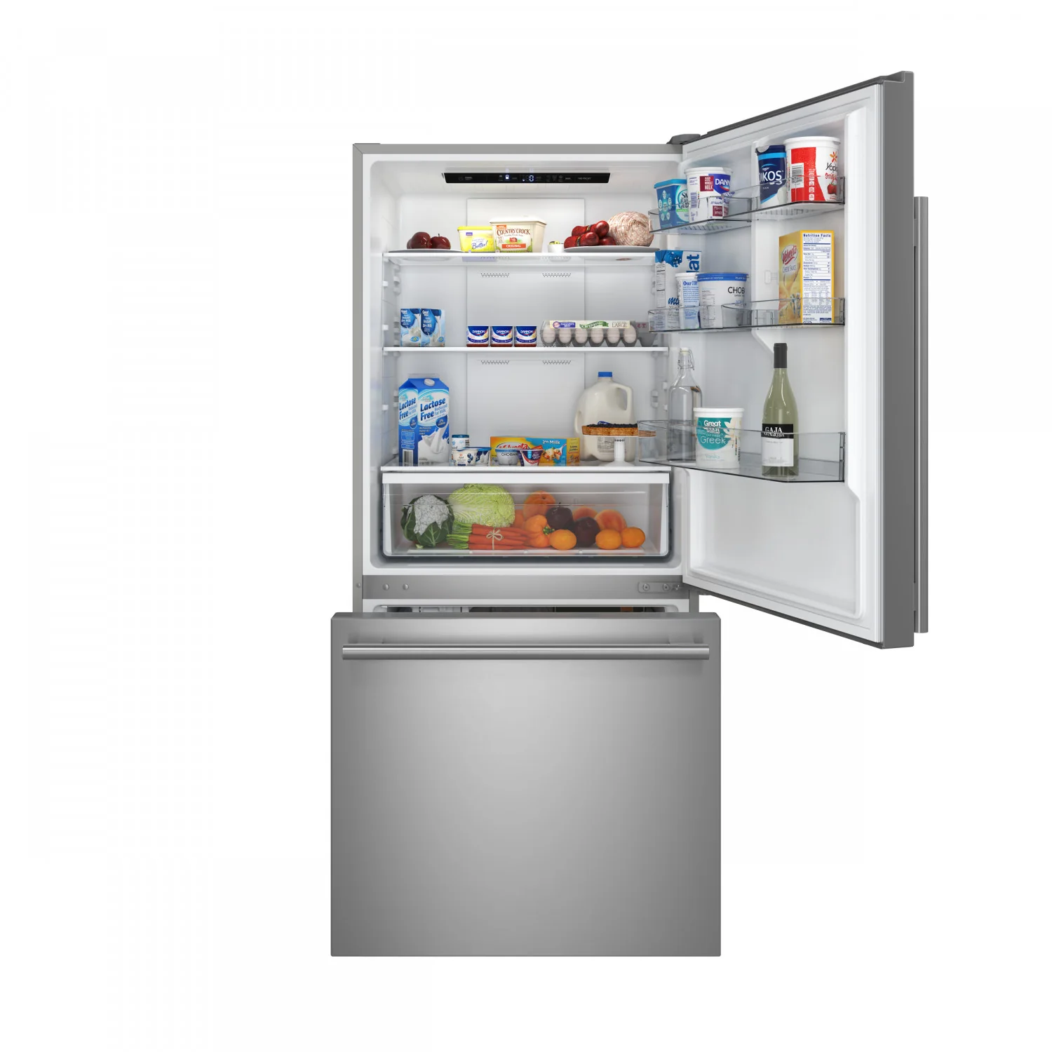 Forno Milano 62" Stainless Steel 2-piece Freestanding Dual Bottom Freezer Refrigerator (34.4 Cu. Ft.) - FFFFD1787-60S - Image 17