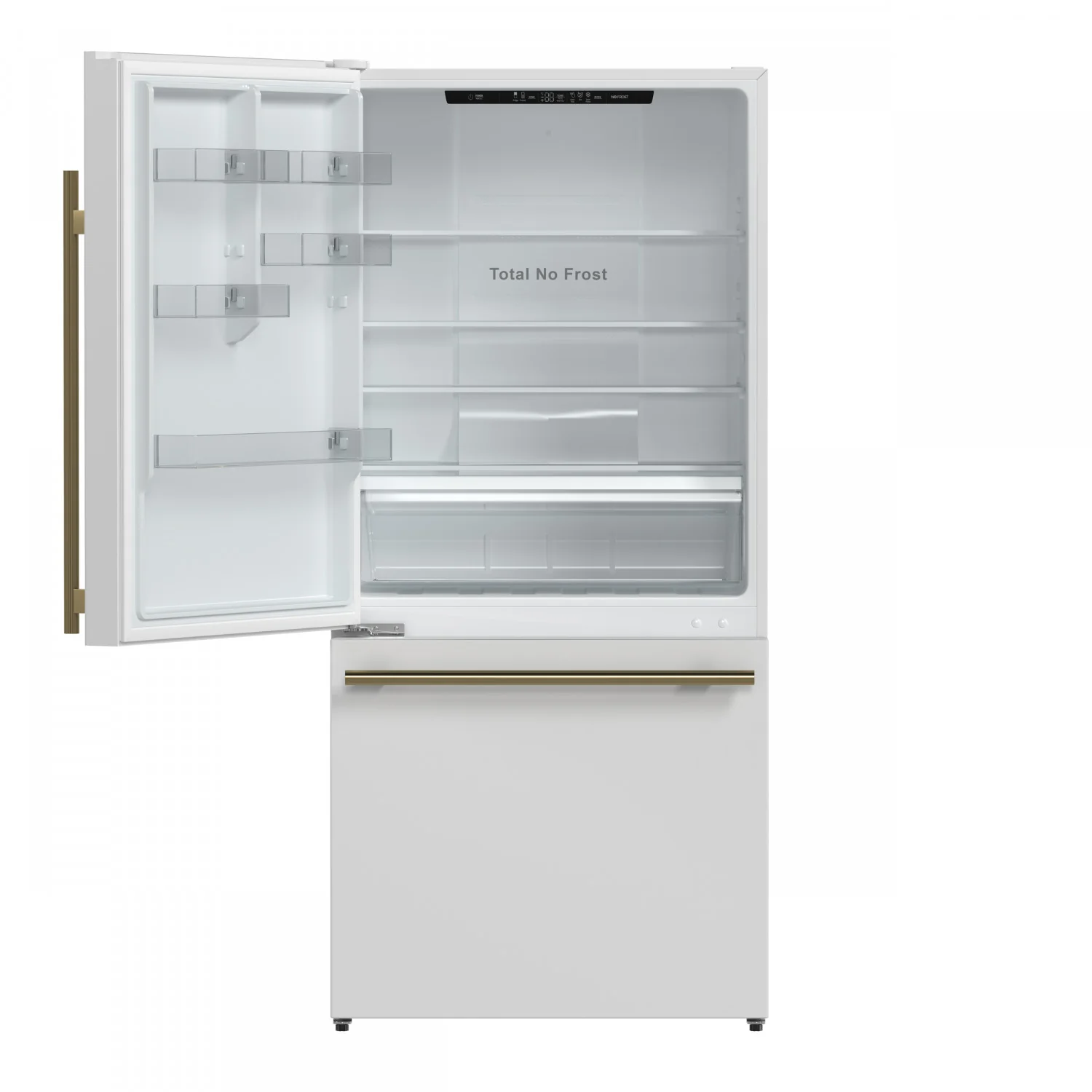 Forno Milano 62" White 2-piece Freestanding Dual Bottom Freezer Refrigerator (34.4 Cu. Ft.) - FFFFD1787-60WHT - Image 14