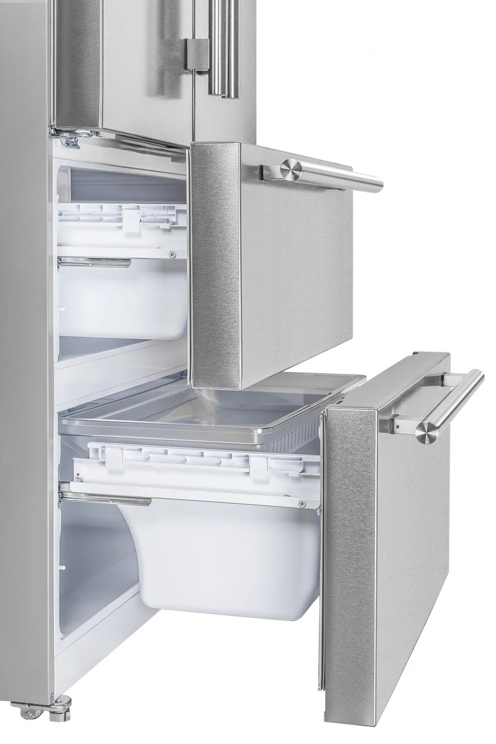 Forno Moena 36" 19.2 Cu.Ft. Stainless Steel Counter-Depth French Door Refrigerator with Ice Maker - FFRBI1820-36SB - Image 15